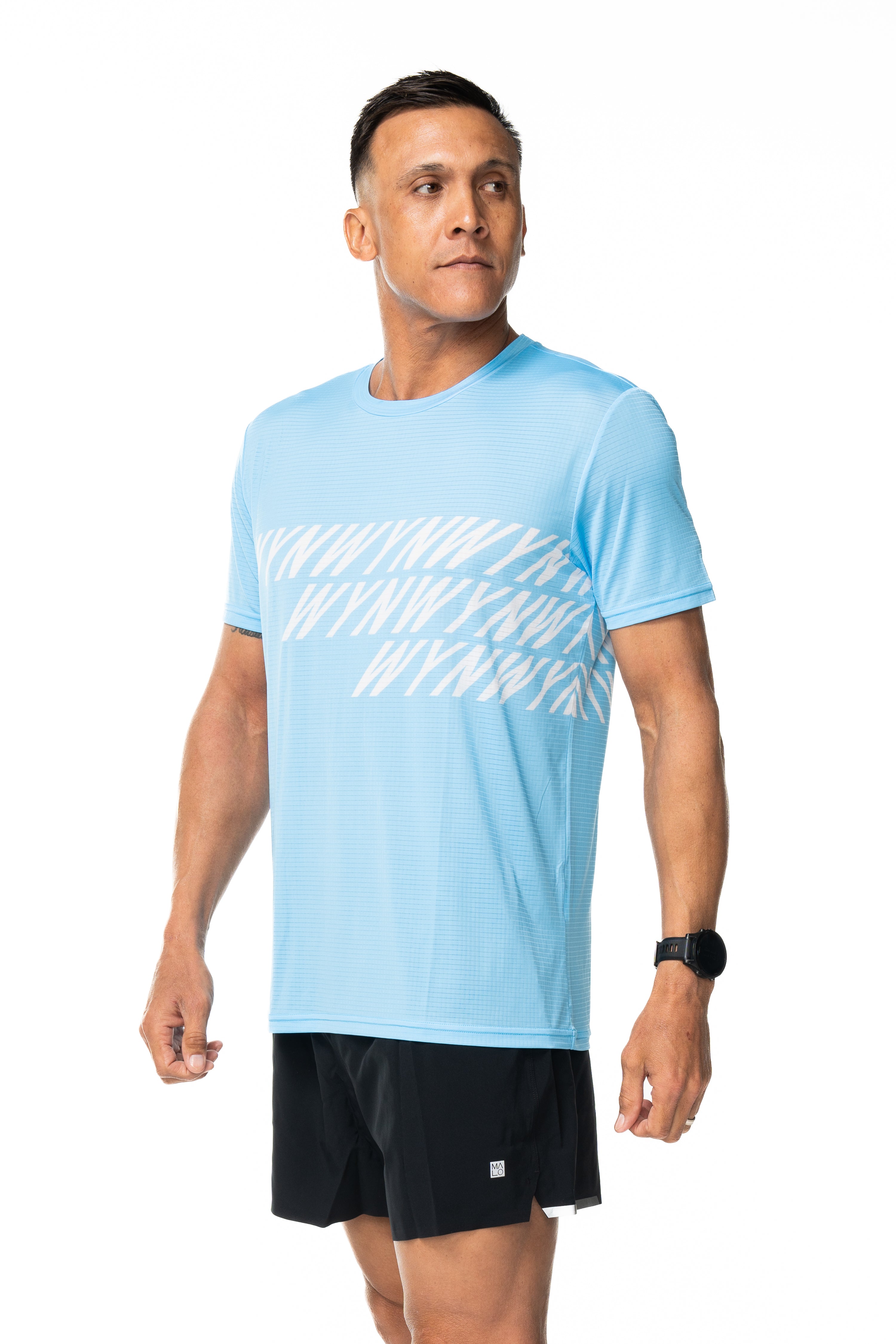 WYN Active Men's Fly Tee - Sky Blue