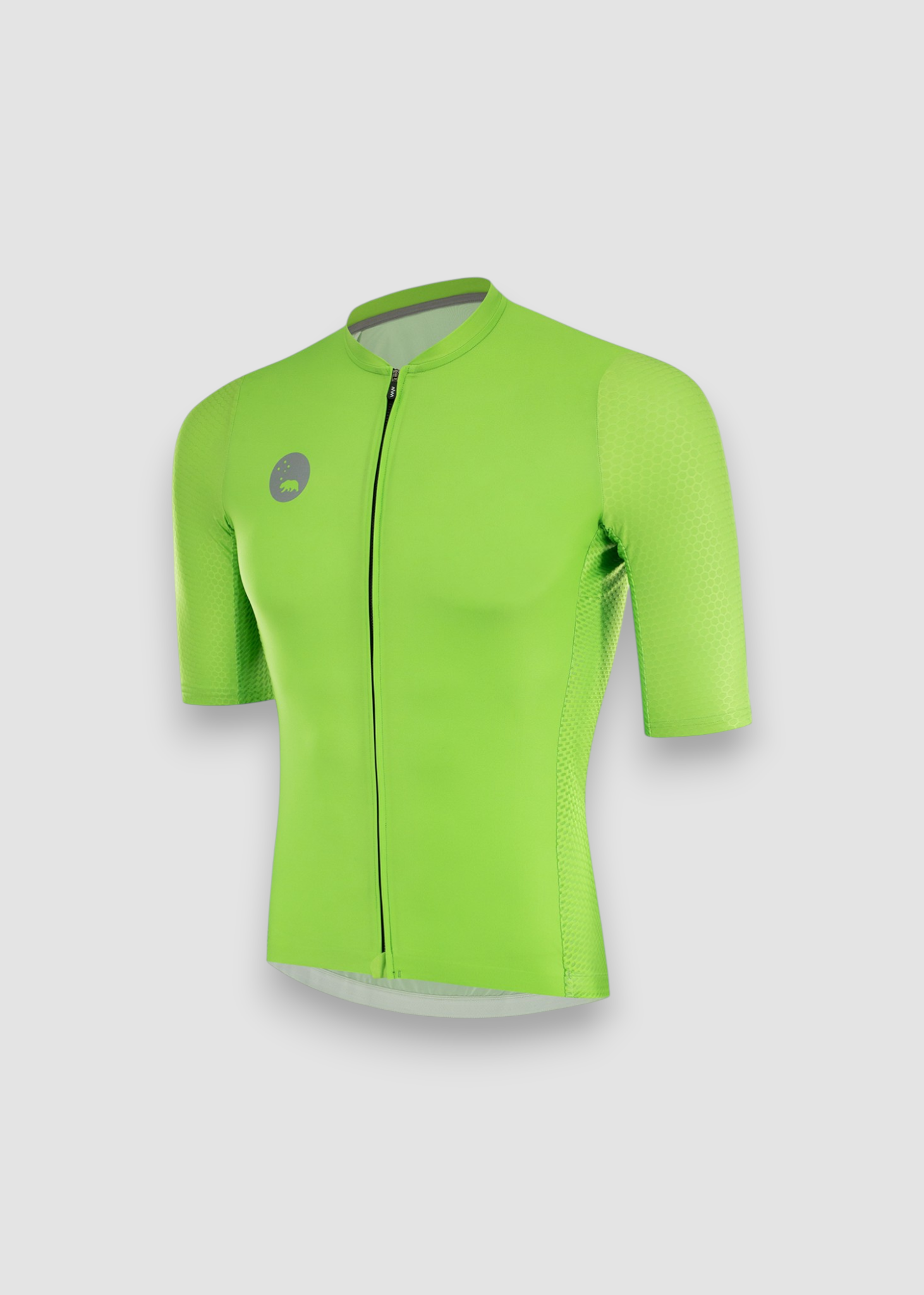 Men's LUCEO Hex Racer Cycling Jersey - Lime Green