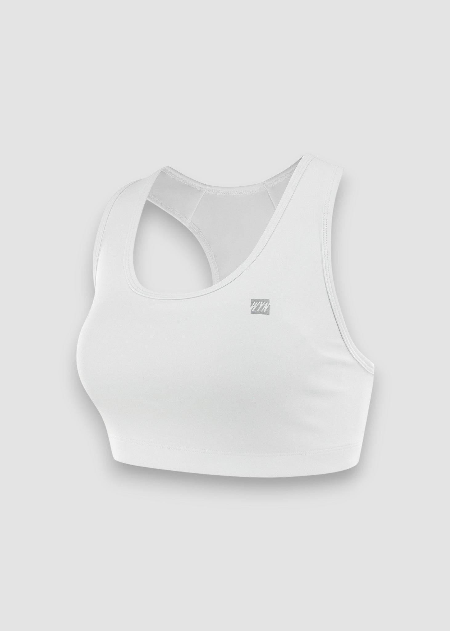 Women's Racergirl Racerback Sports Bra - white