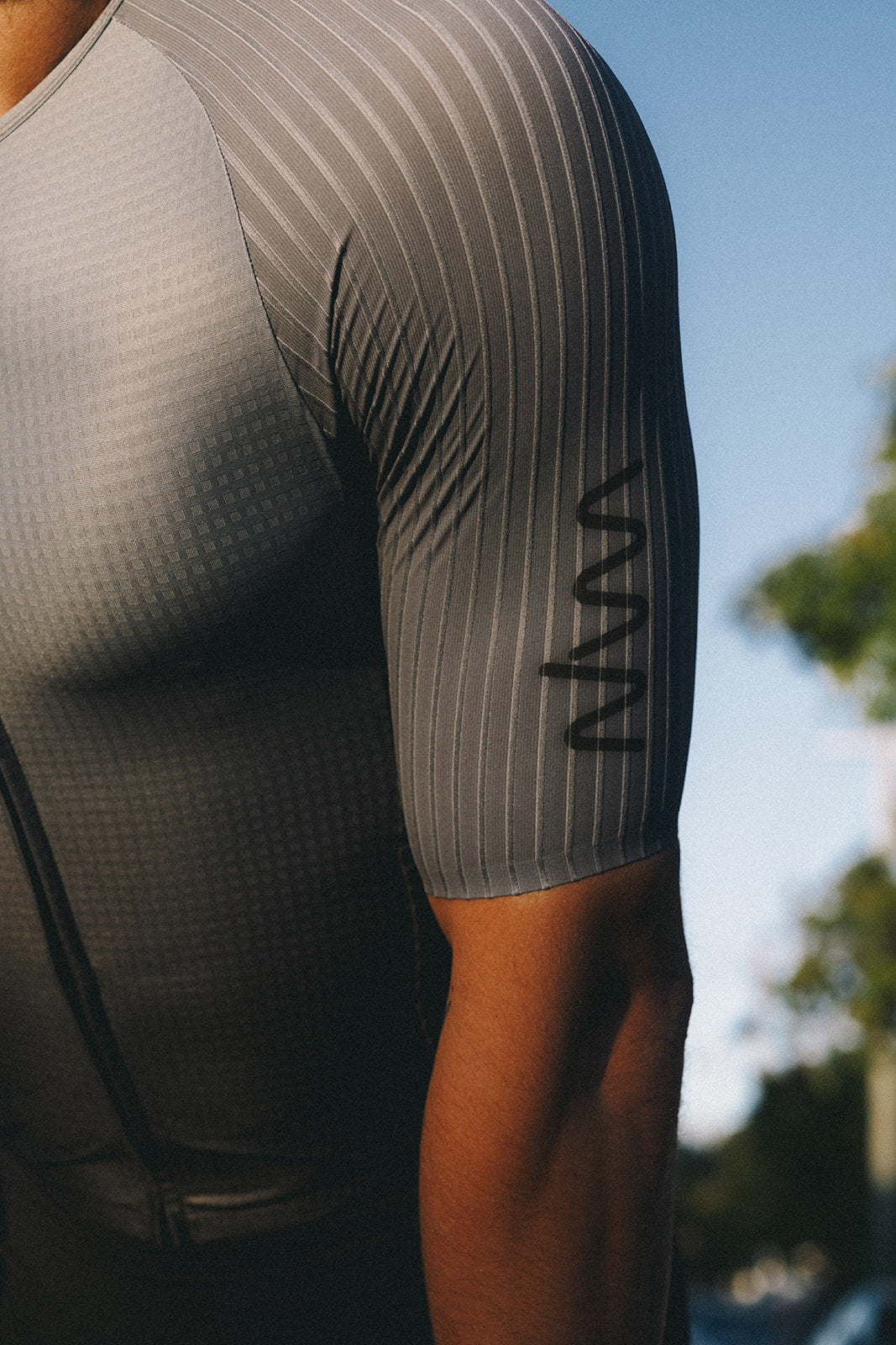 Men's CdA Aero Tri Suit - Gunmetal Grey