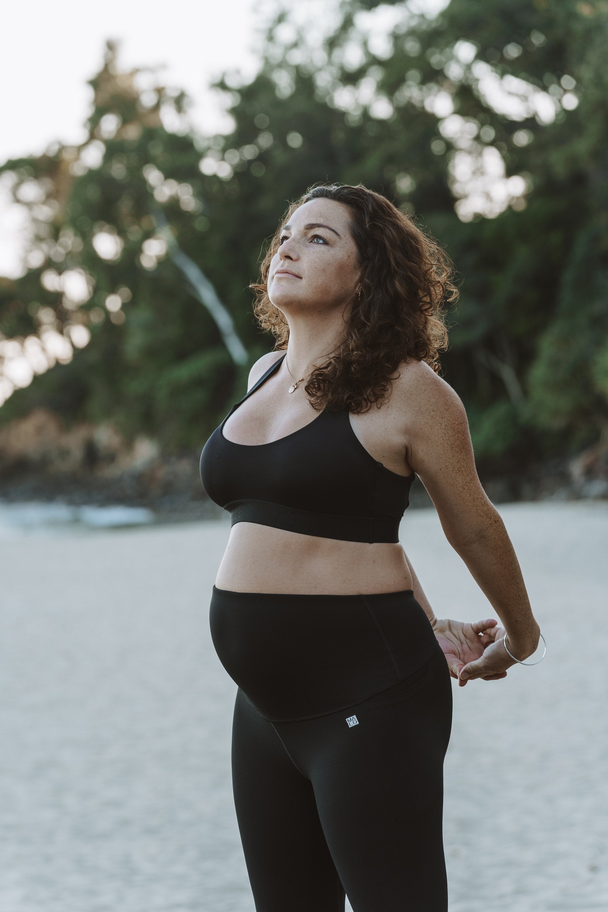 WYN by MALO Bump it up maternity leggings - black