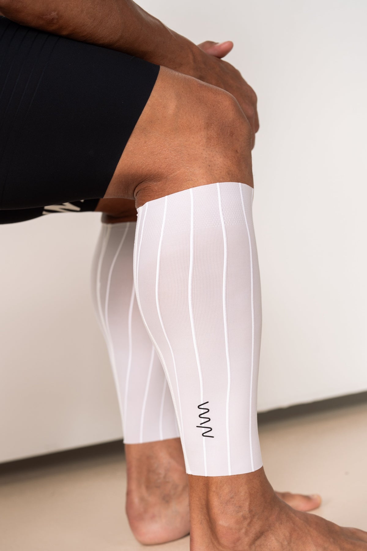 Unisex CdA Evo Calf Sleeve - White