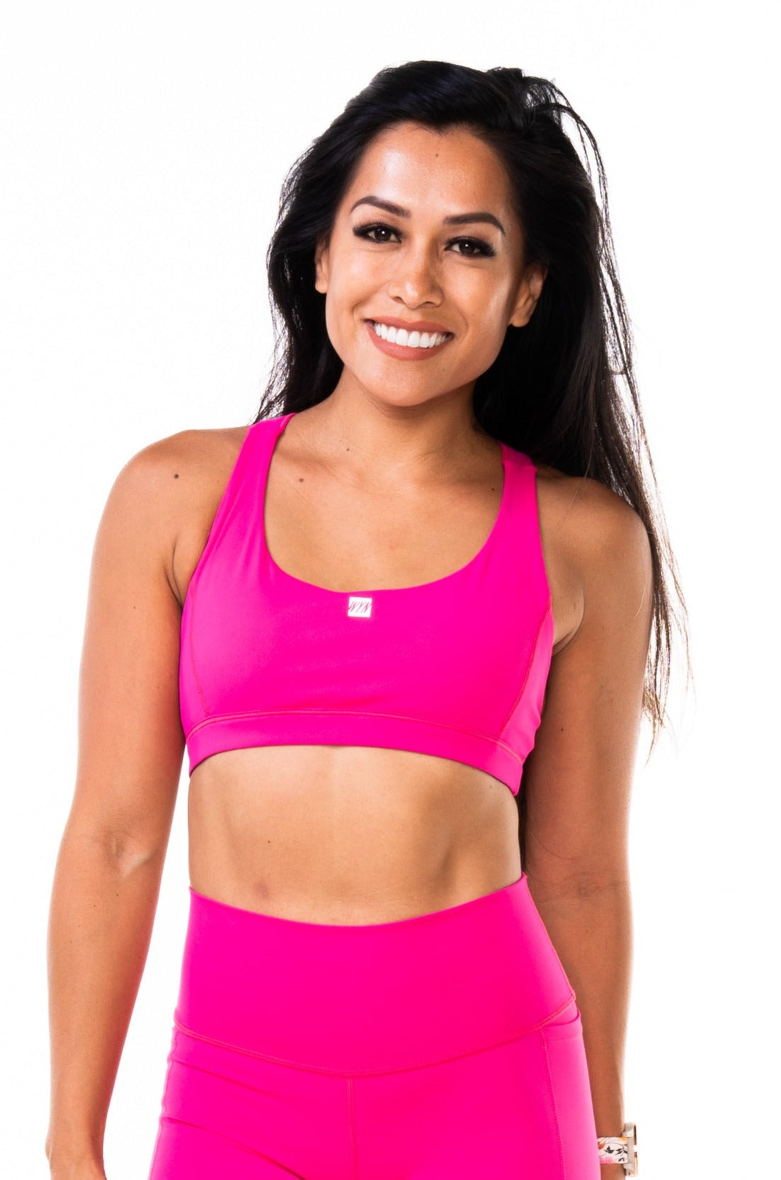 WYN Active Do. It. Now. Sports Bra - Raspberry