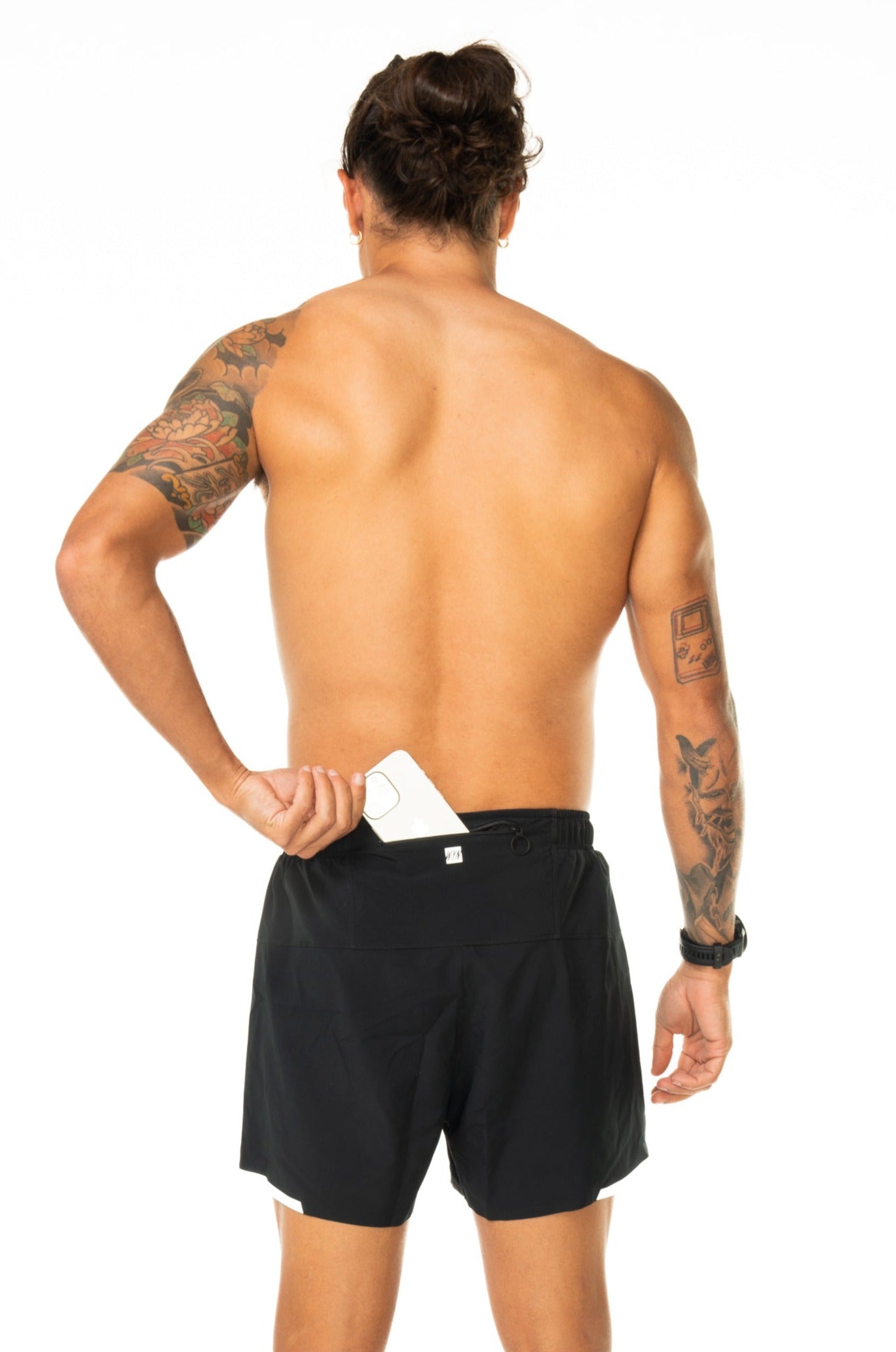Men's Noosa 2.0 Run Short (5")- Black
