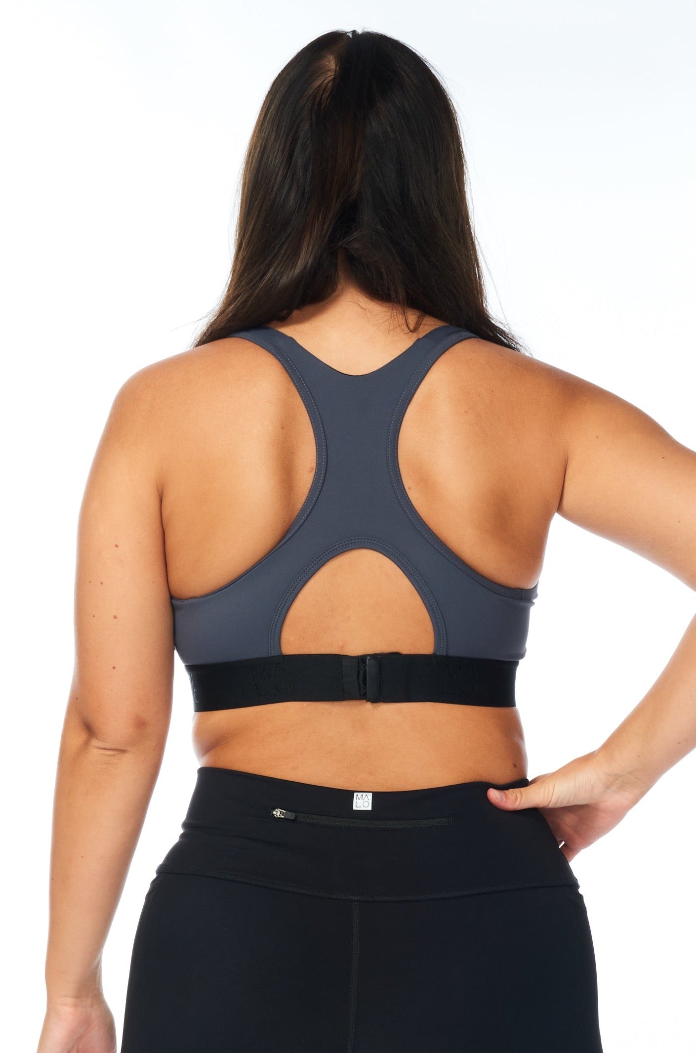 WYN by MALO all sport support high impact bra - dusky grey