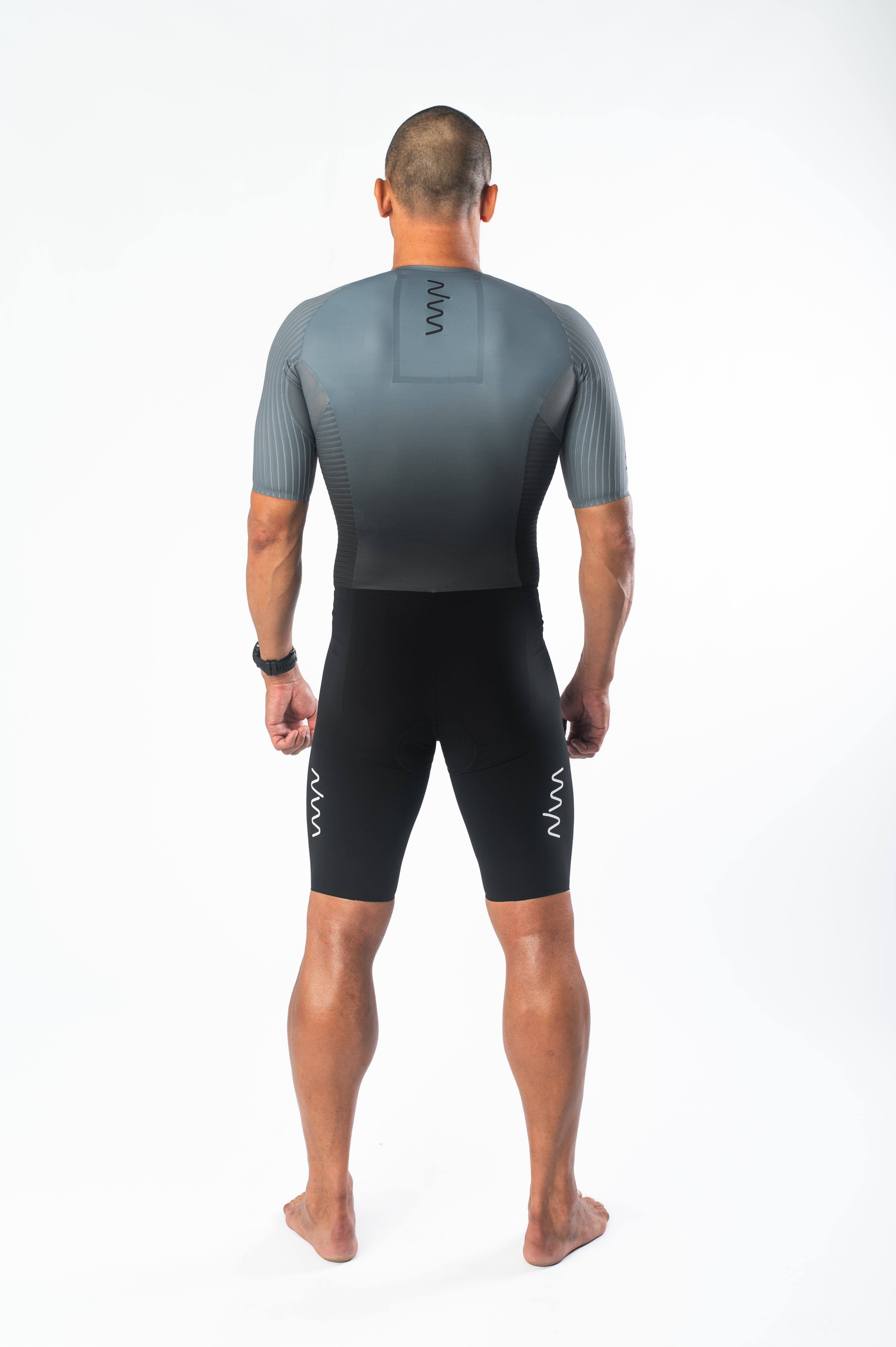 Men's CdA Aero Tri Suit - Gunmetal Grey