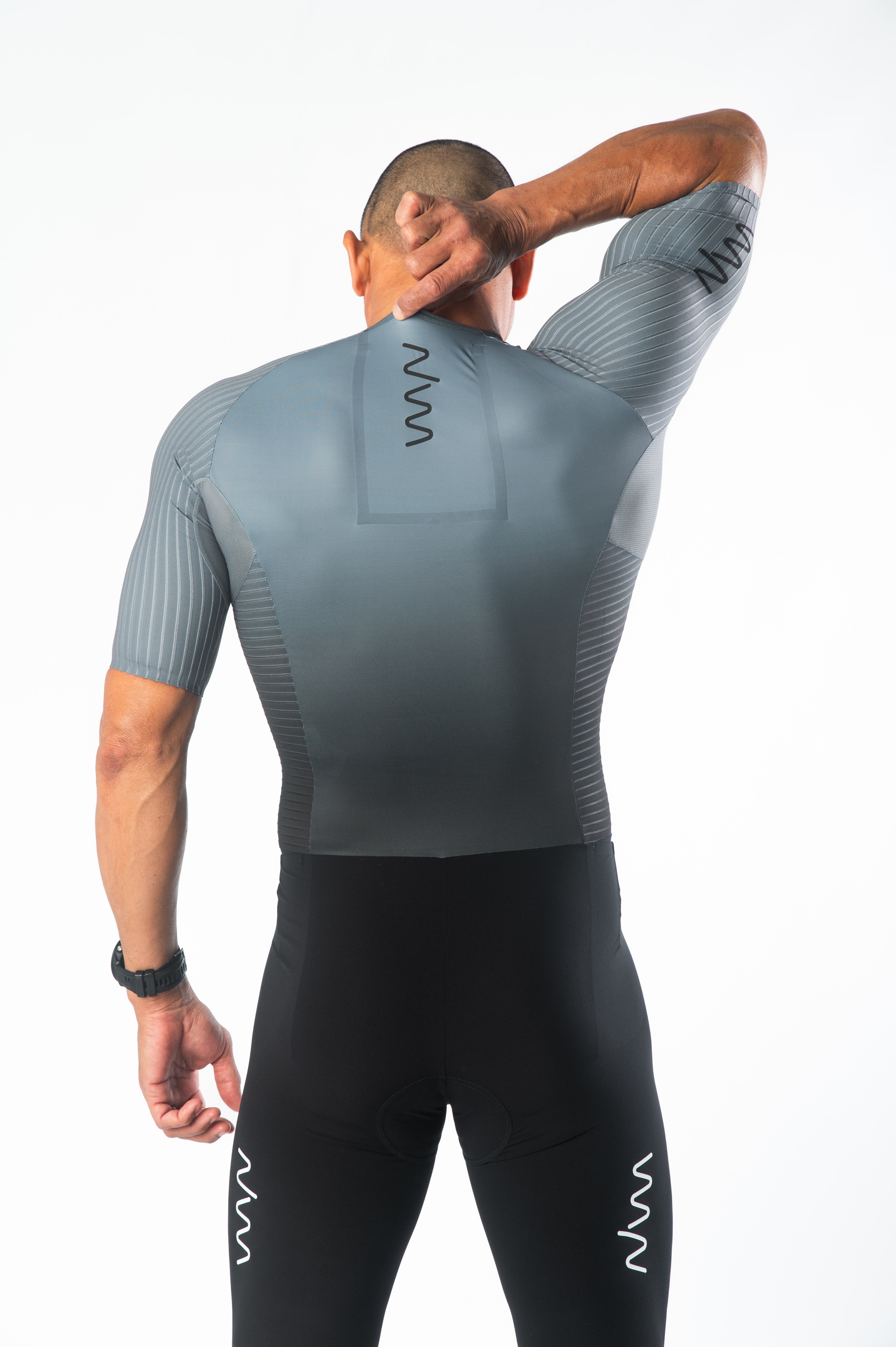 Men's CdA Aero Tri Suit - Gunmetal Grey