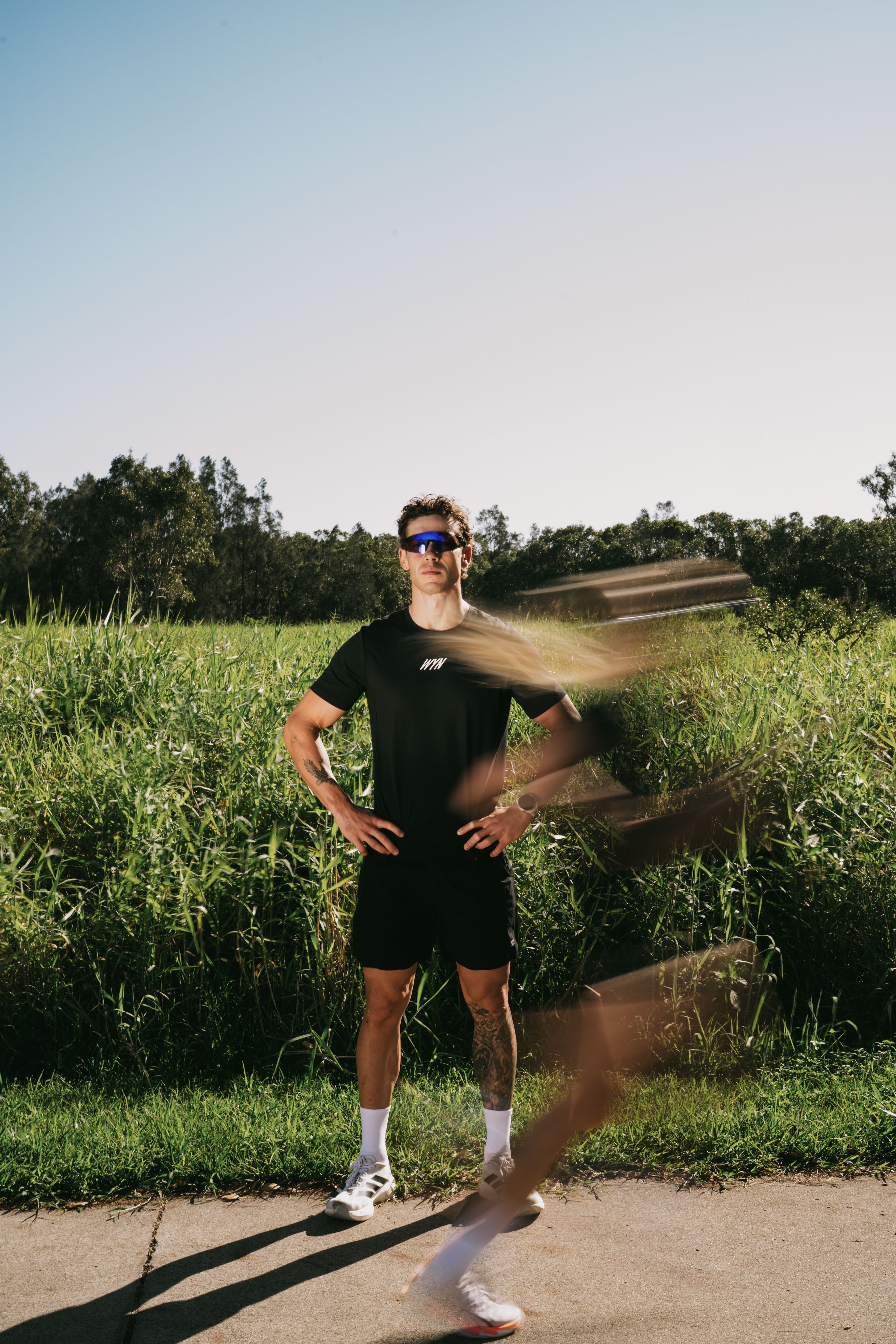 Men's Hybrid Tee - Black