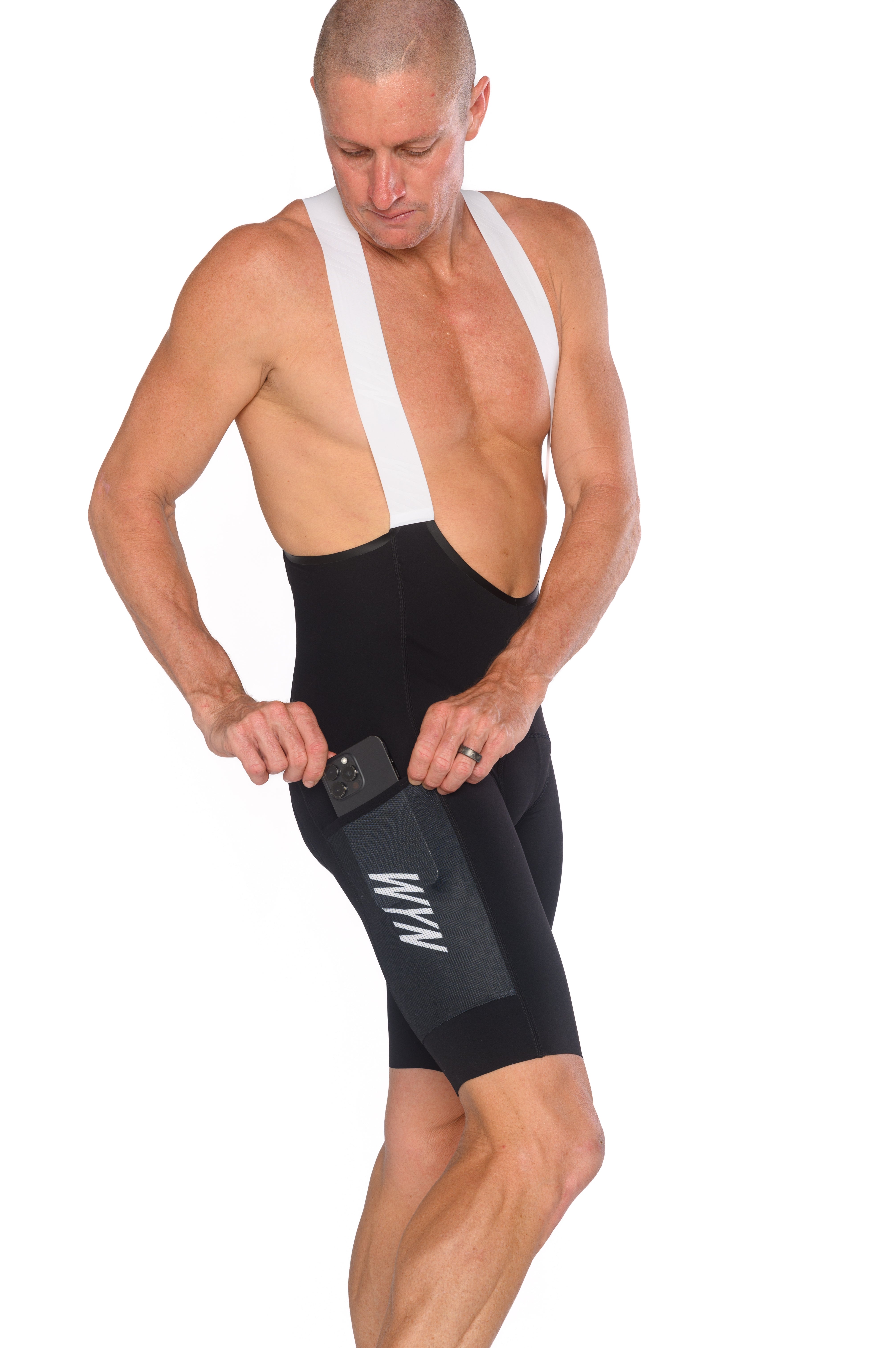 Men's Pannier 2.0 Cycling Bib Shorts - Black