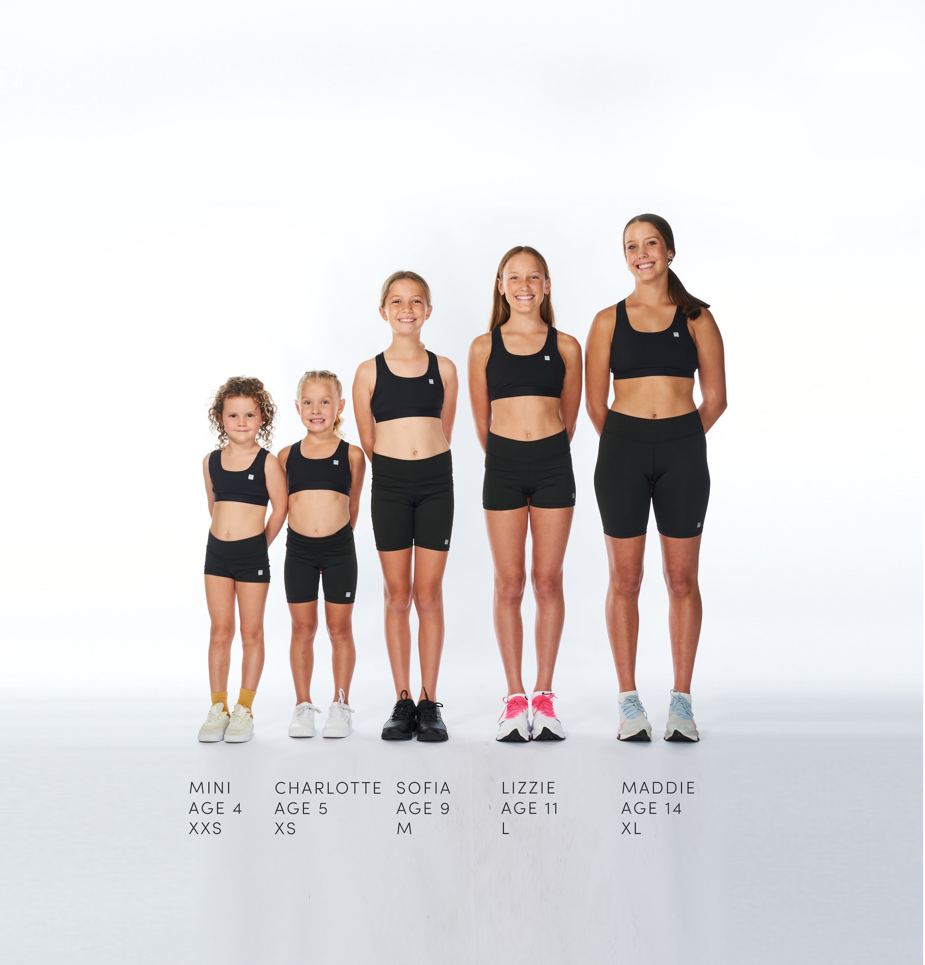 WYN by MALO Girls Bra - Obsidian