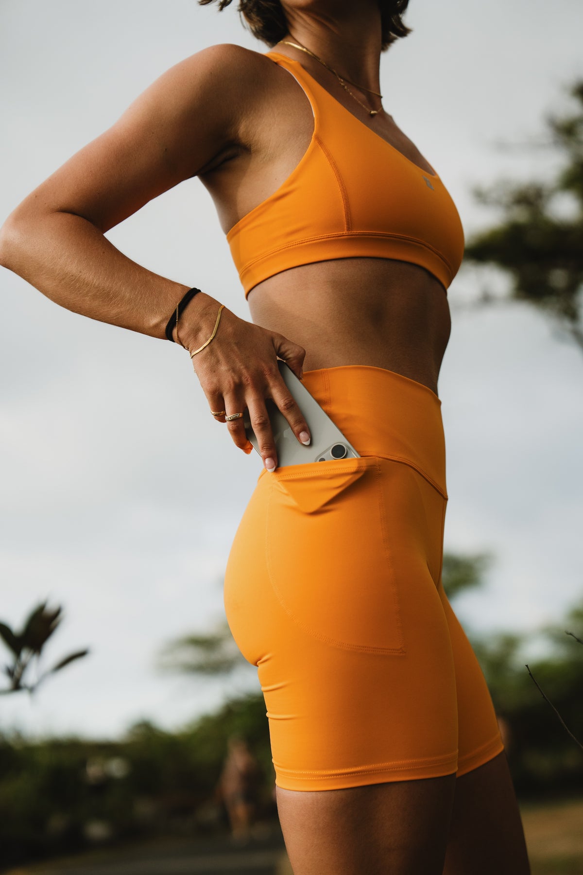 Women's Stride Shorts 6" - Mango