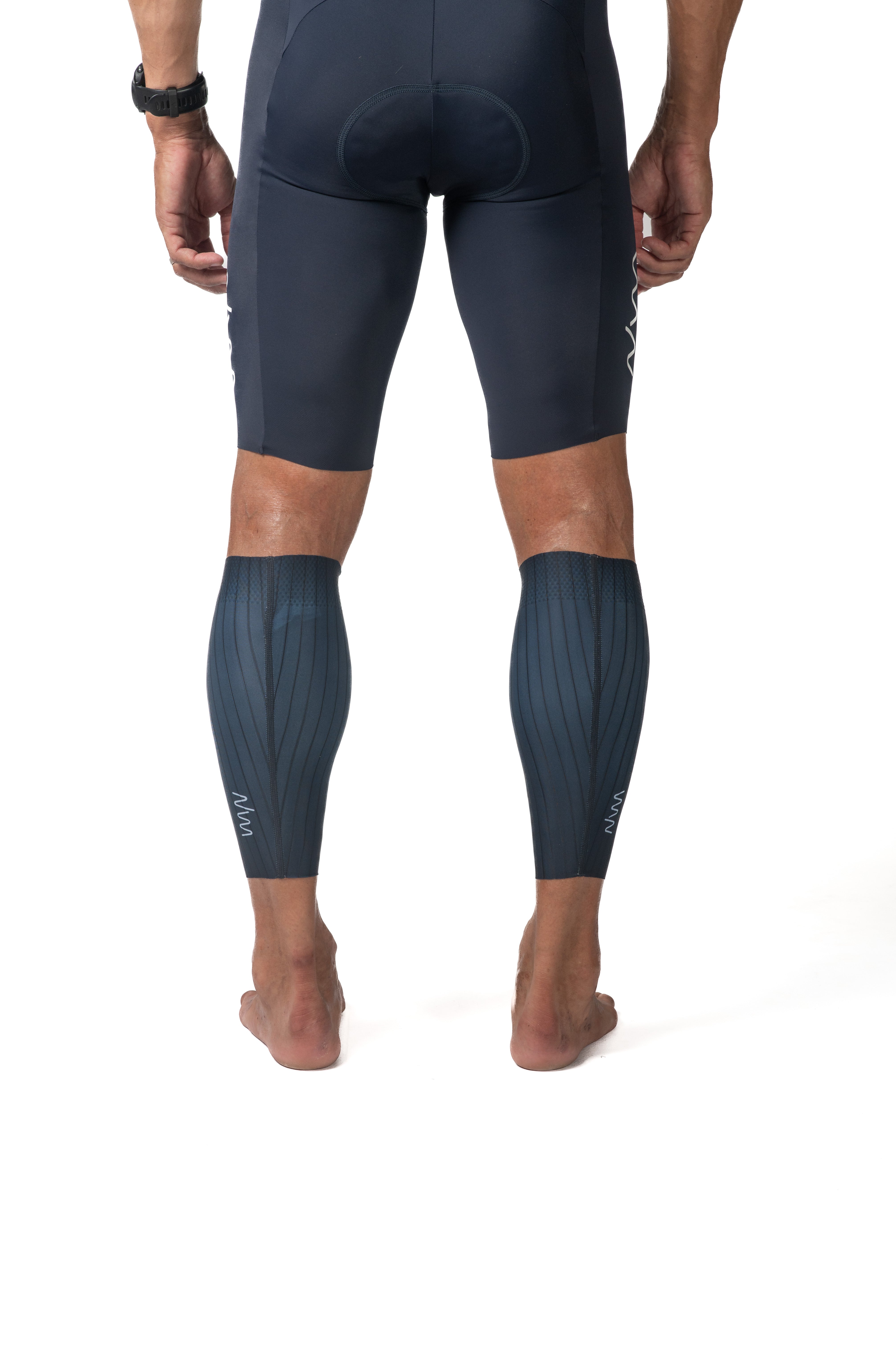 Unisex Aero Calf Sleeves - Deep Navy
