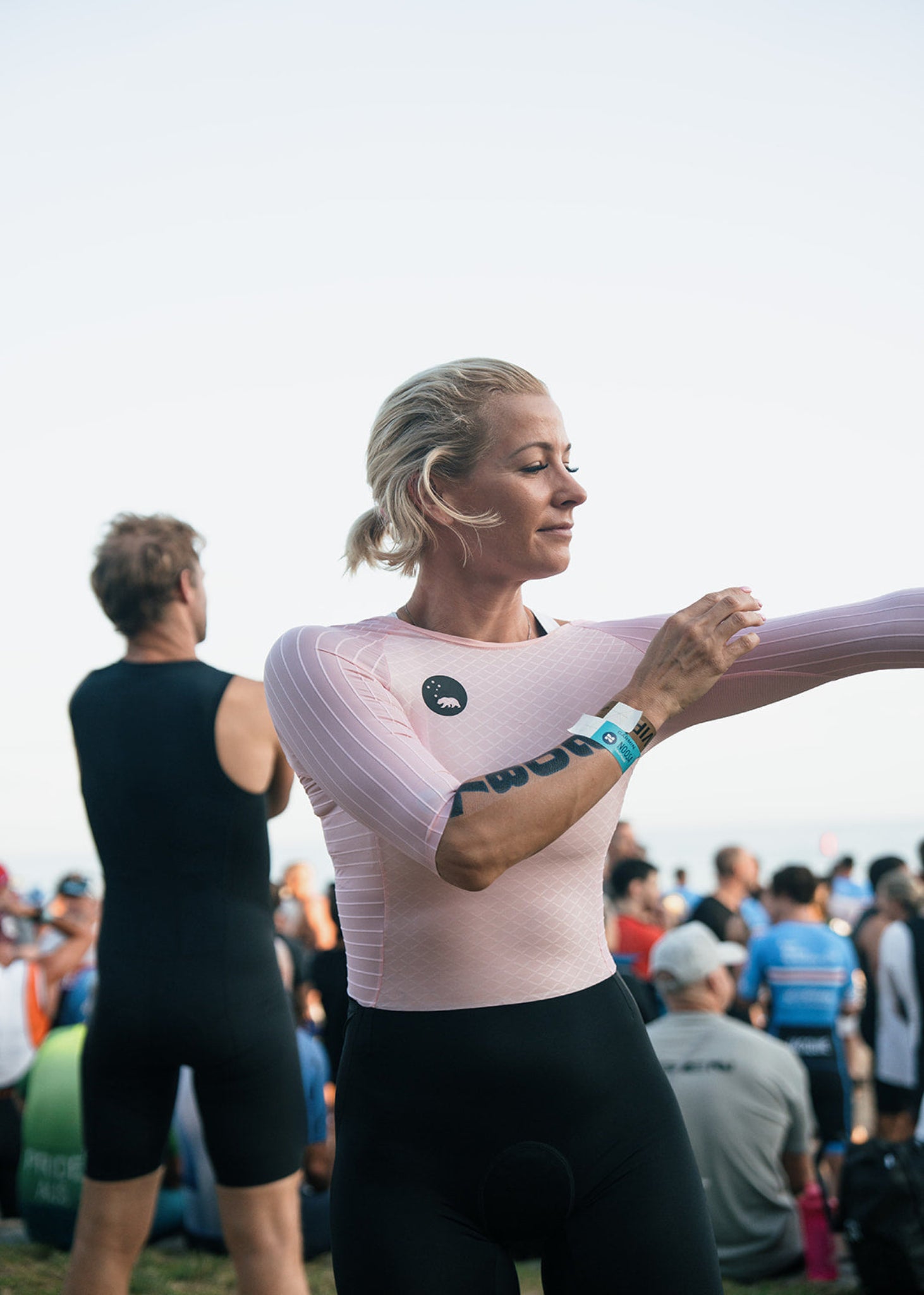 Women's Wilde Racer Tri Suit - Petal Pink