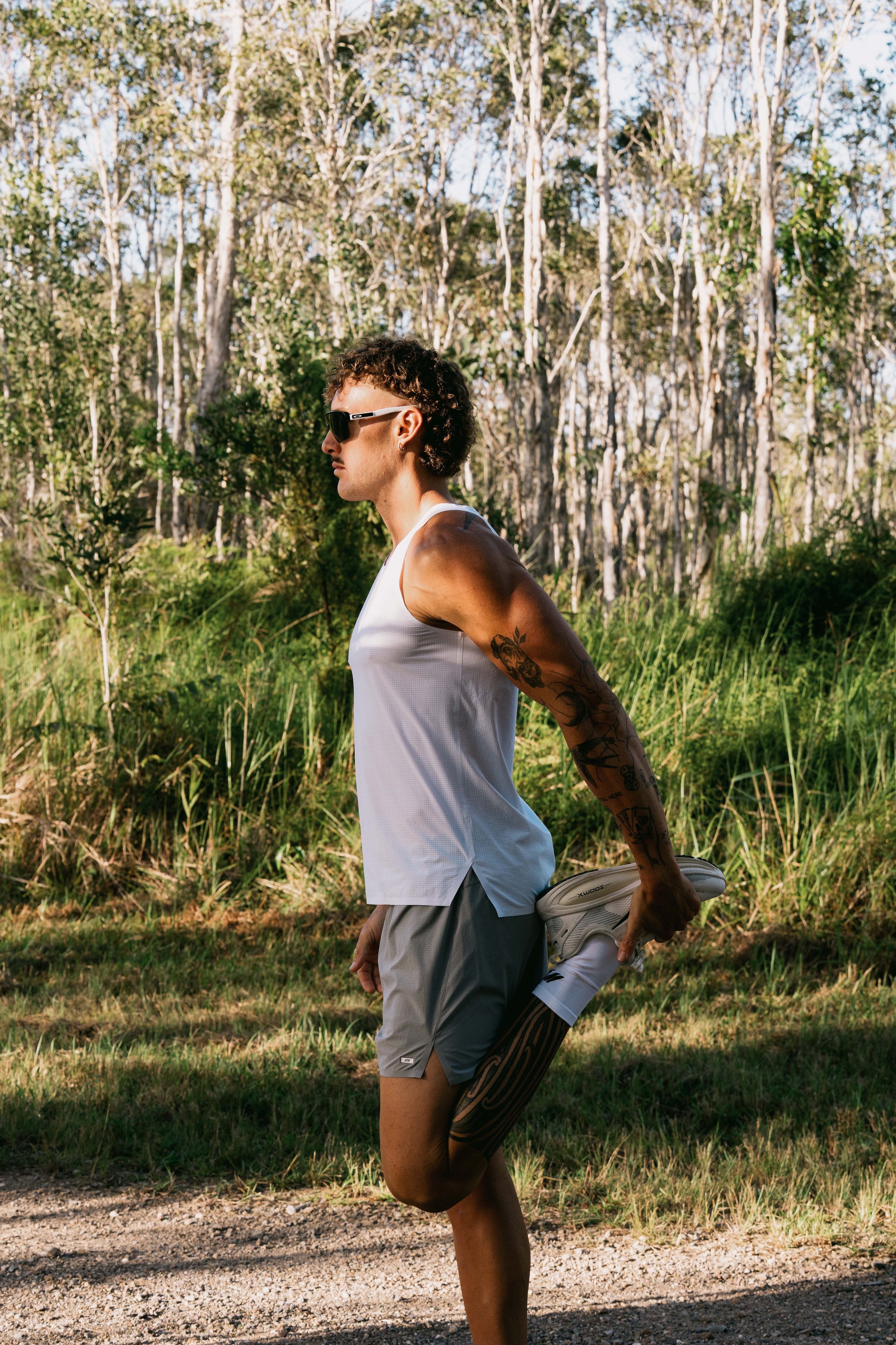 Men's Pace Tank - White