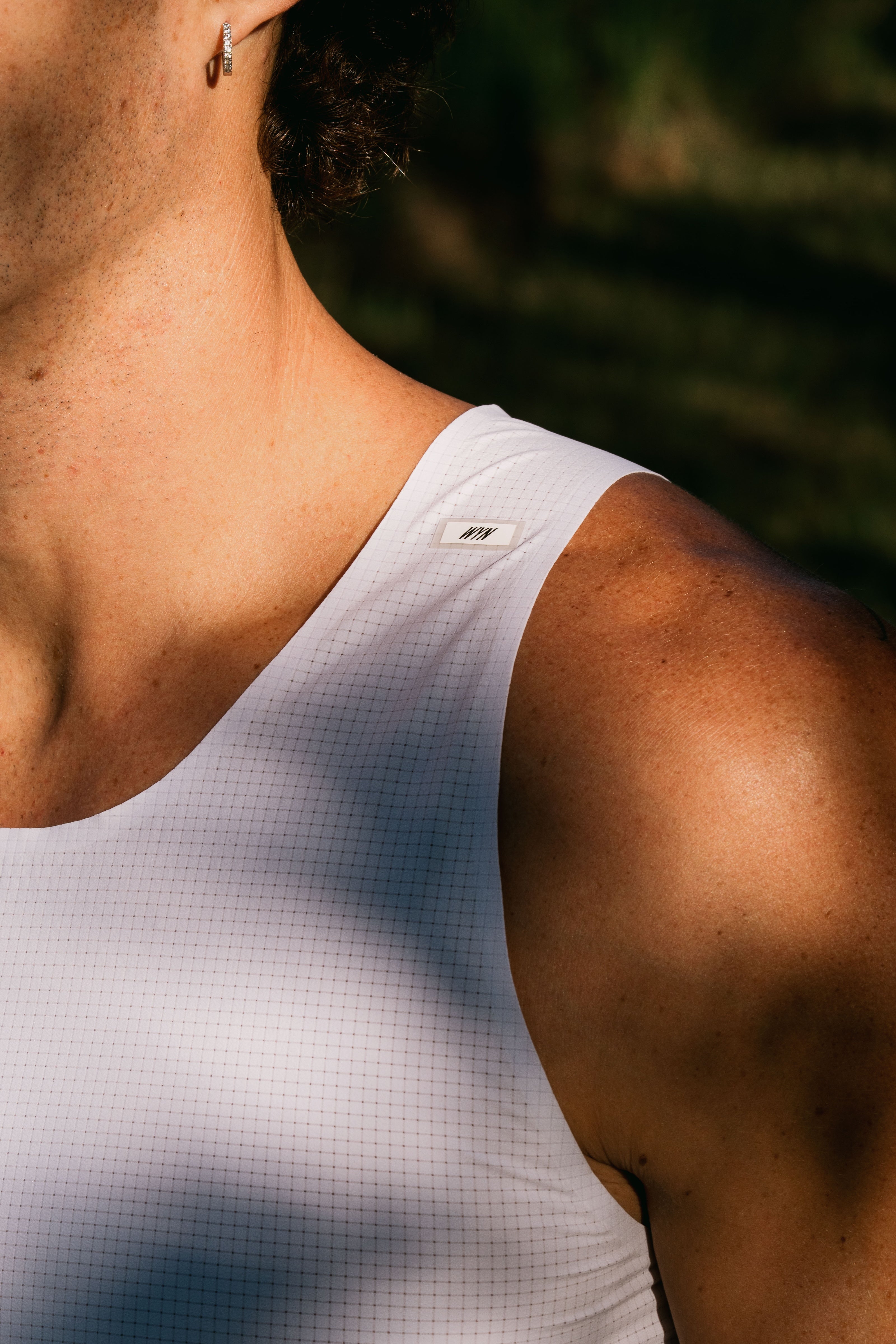 Men's Pace Tank - White
