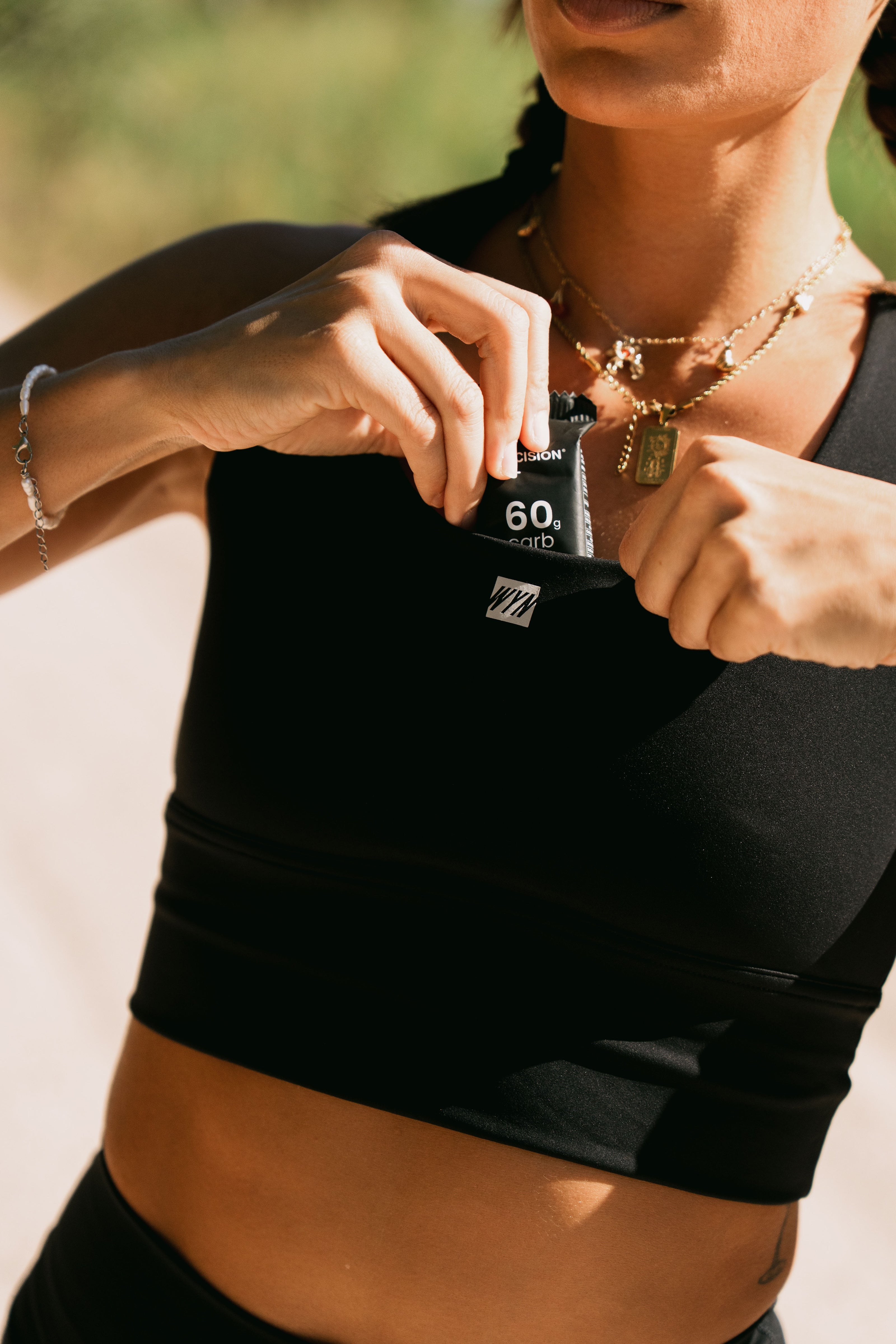 Women's All-In Crop - Black