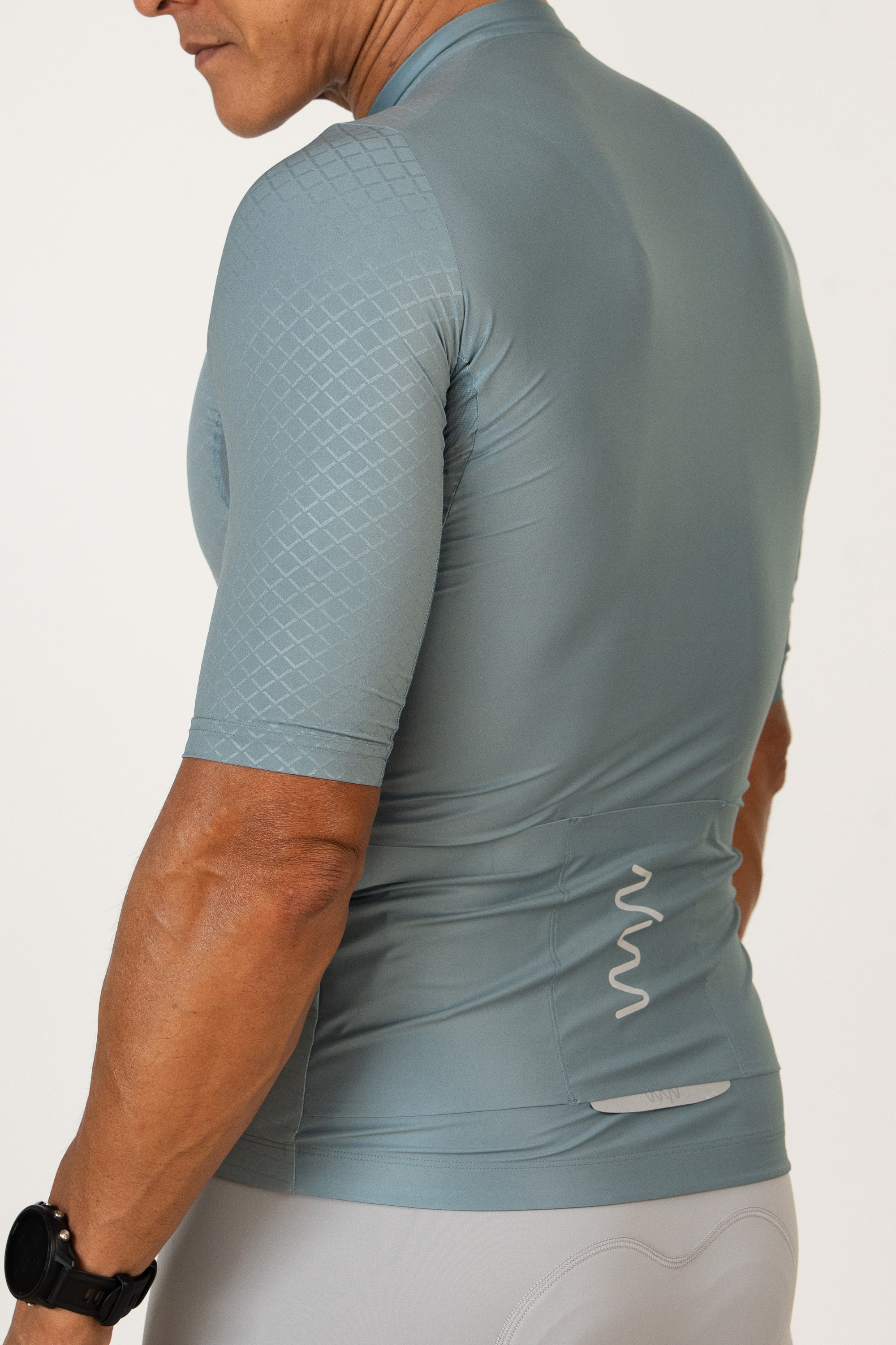 Men's LUCEO Pro Racer Cycling Jersey - Sage Green