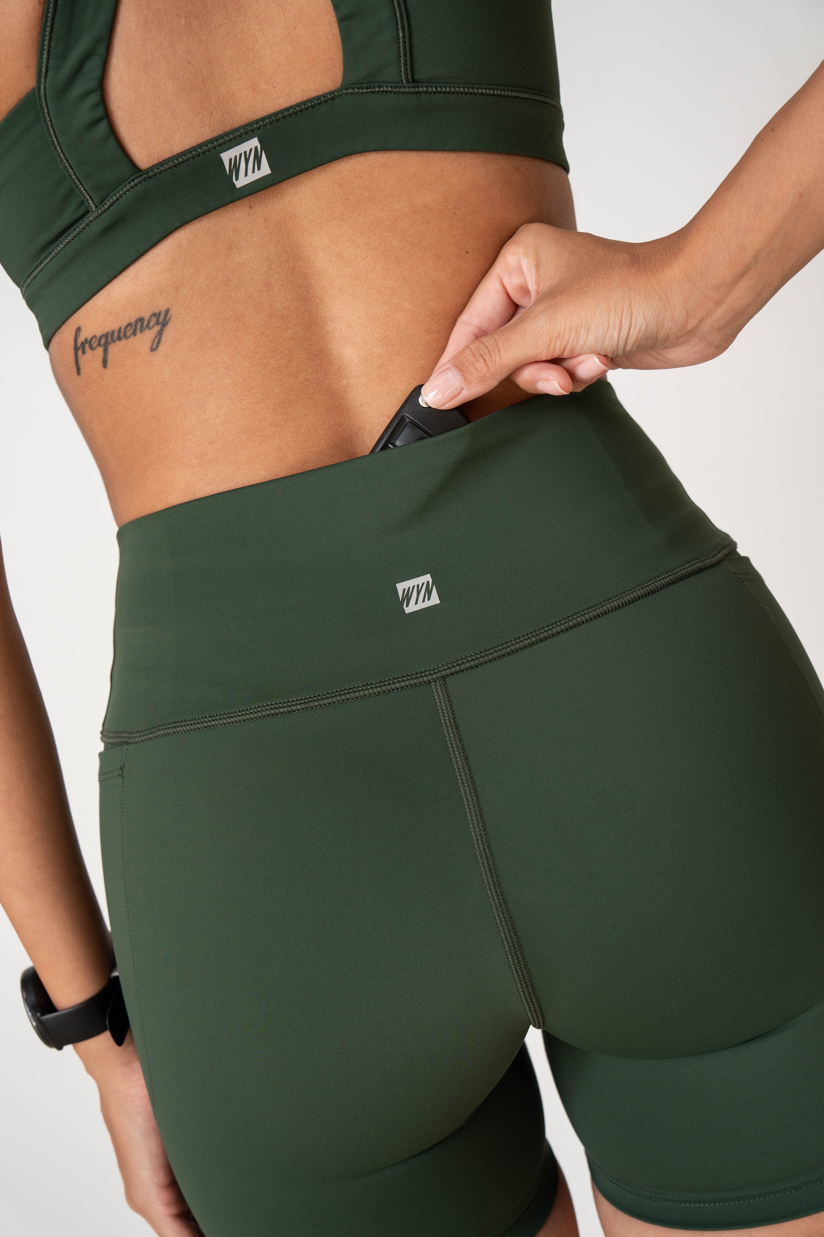 Women's Stride Shorts 4" - Evergreen