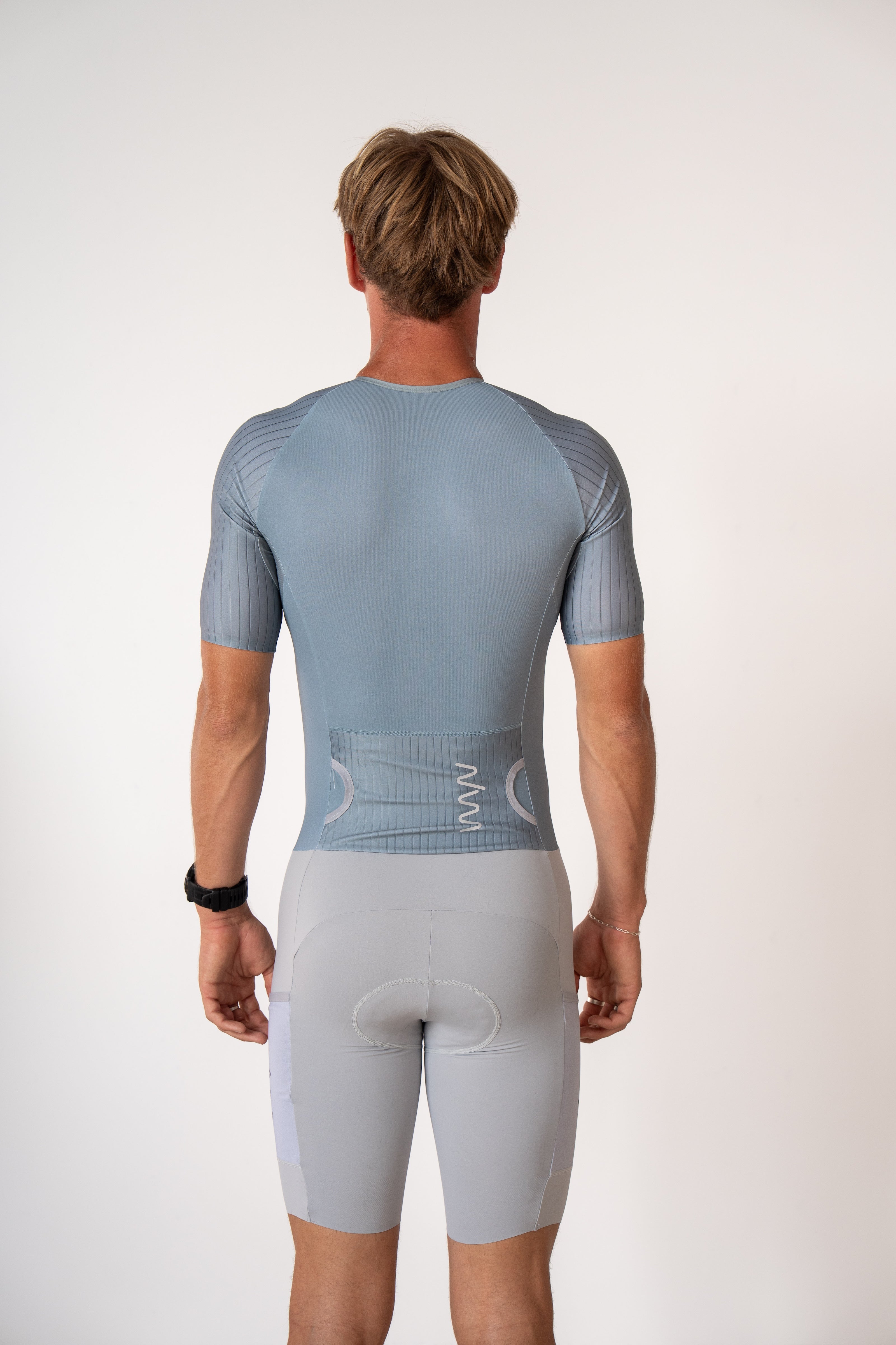 Men's Hi Velocity X Tri Suit - Blue Sage/Platinum