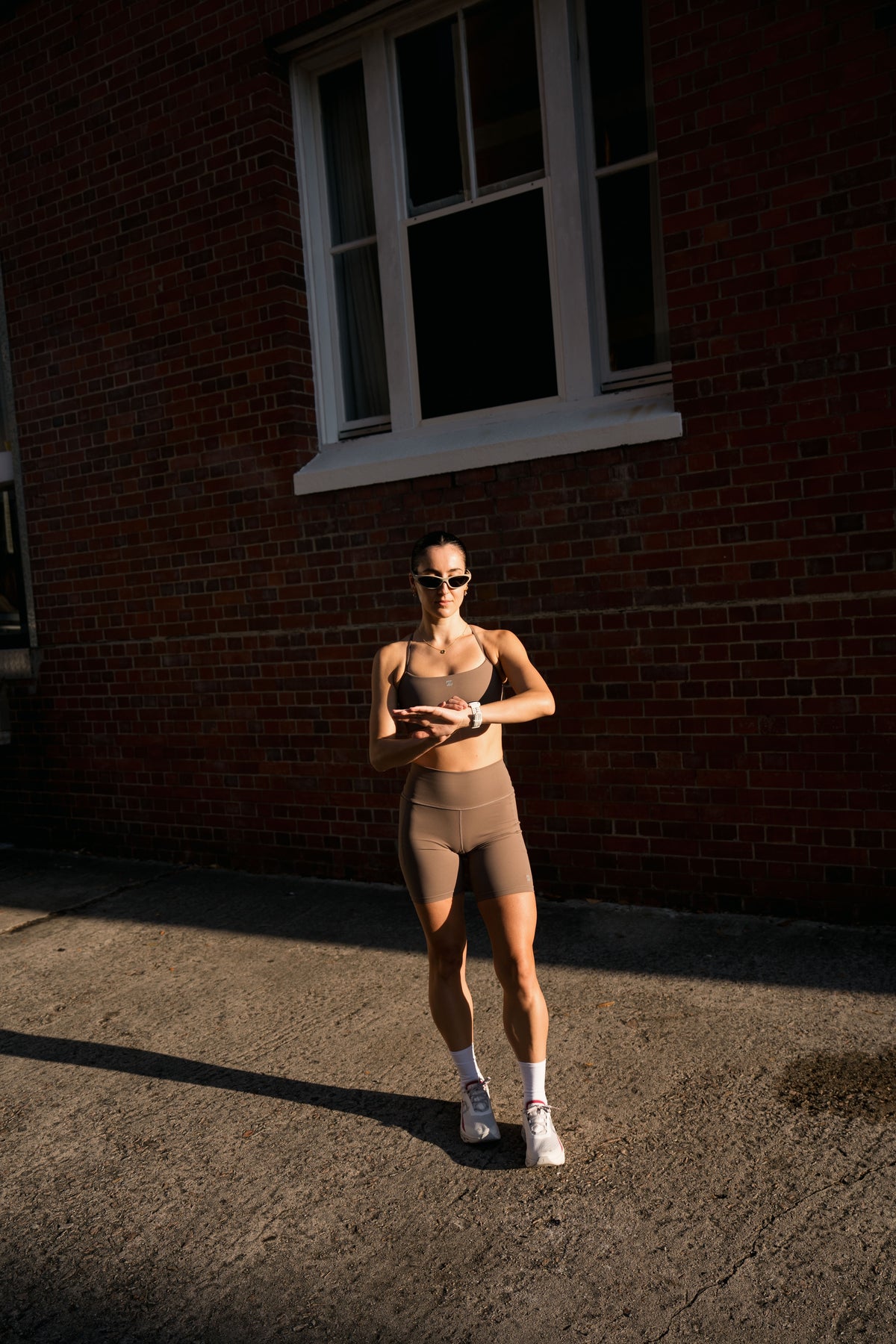 Women's Hybrid Bra - Truffle