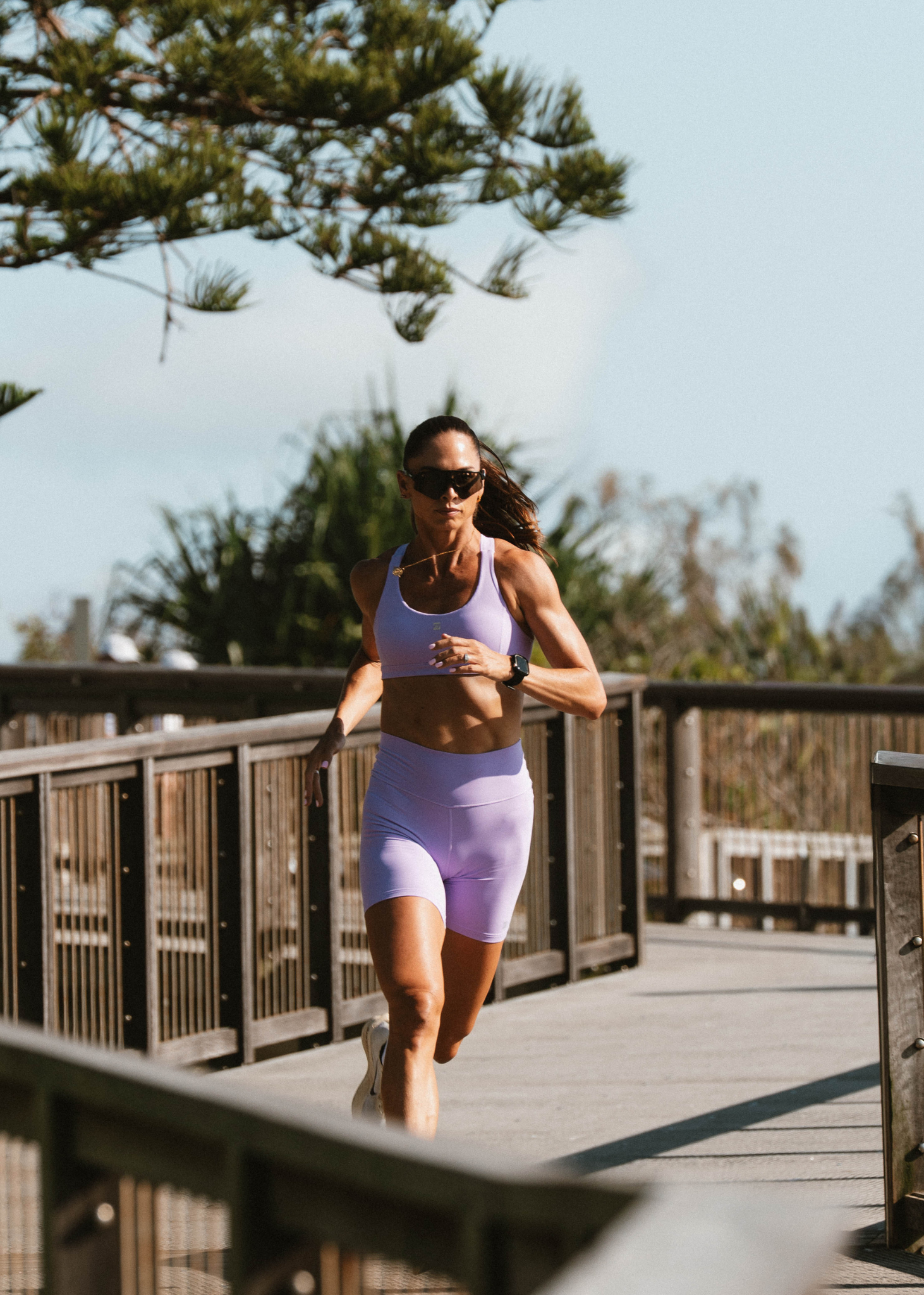 Women's Stride Shorts 6" - Lavender