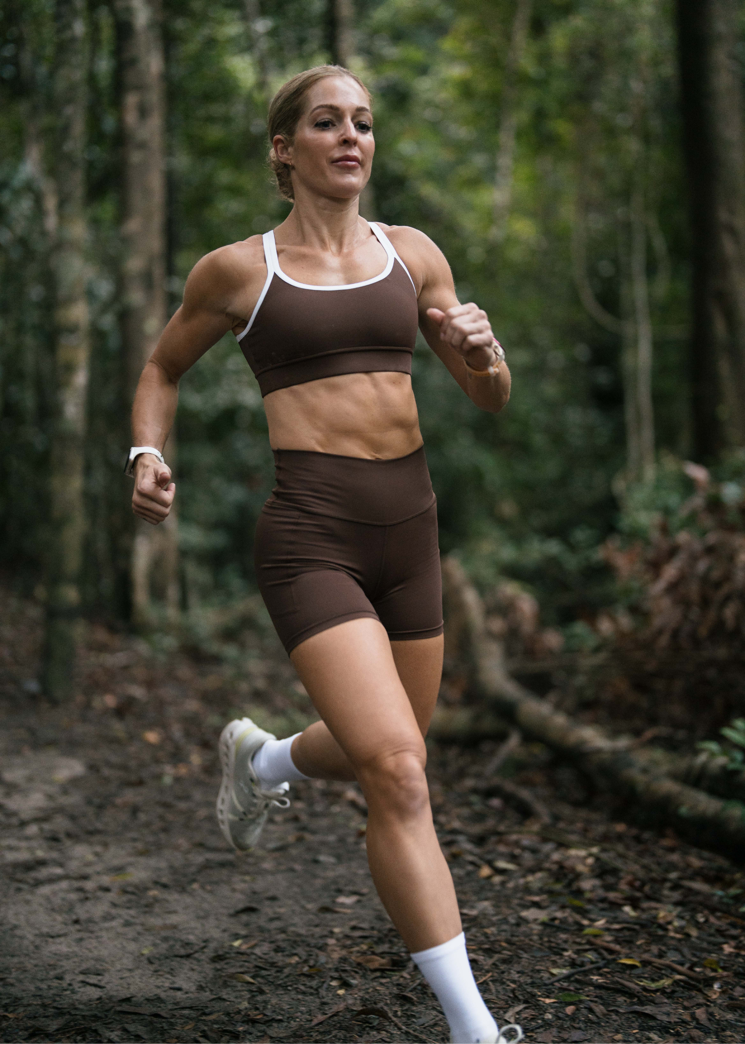 Women's Stride Shorts 4" - Cocoa