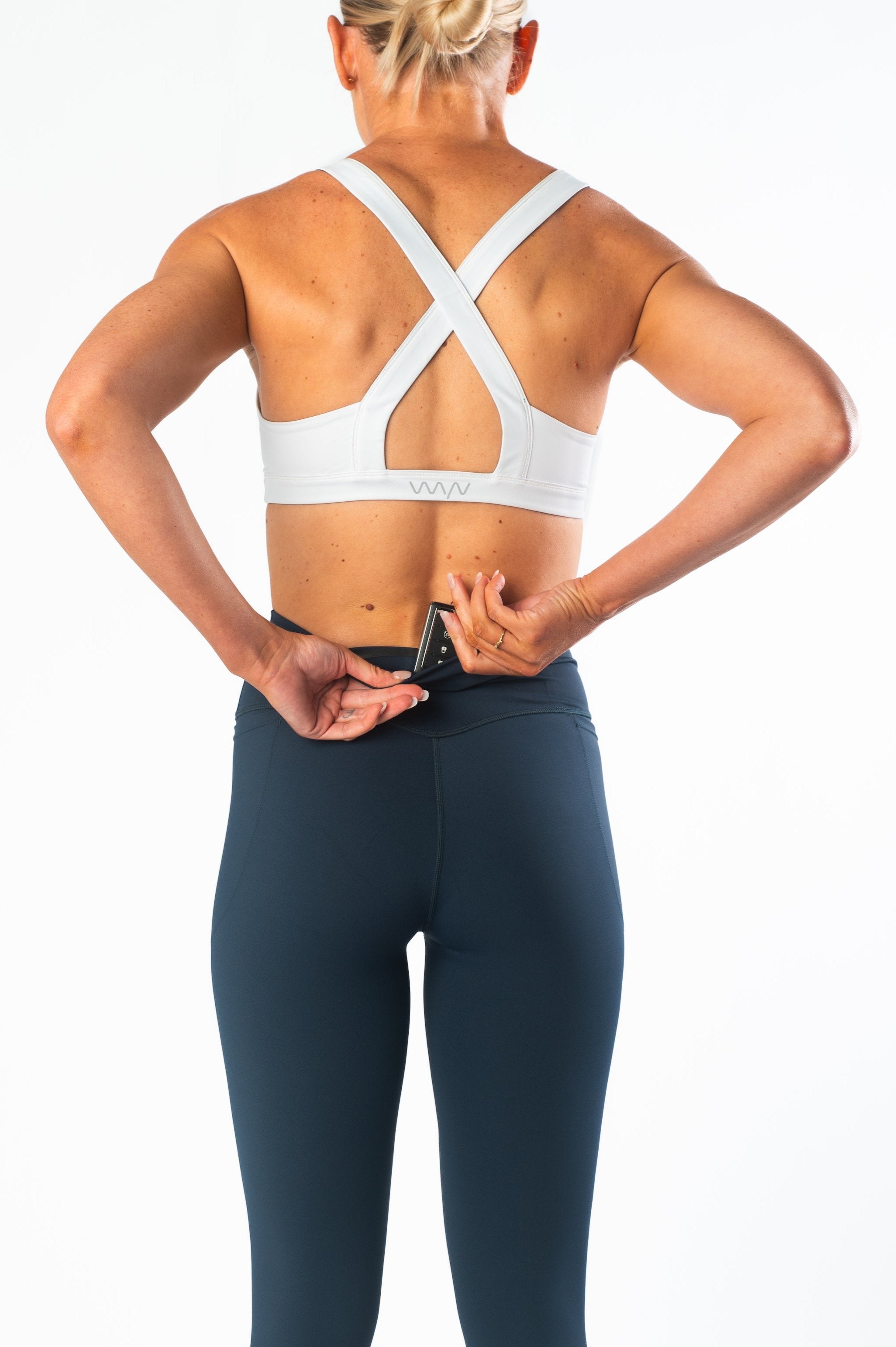 Women's Flow And Go 7/8 Tights - Navy