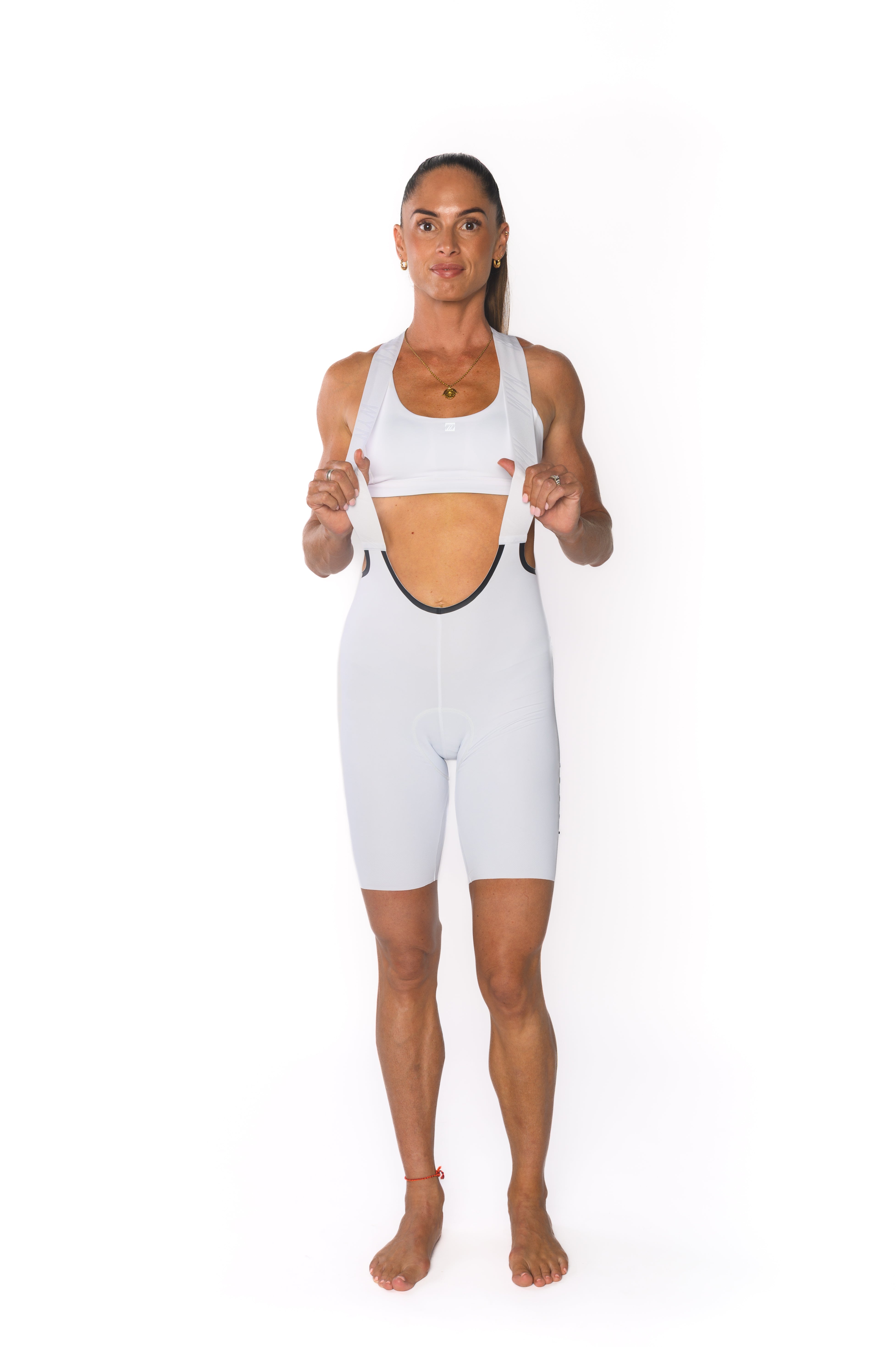 Women's Velocity 3.0 Cycling Bib Shorts - White