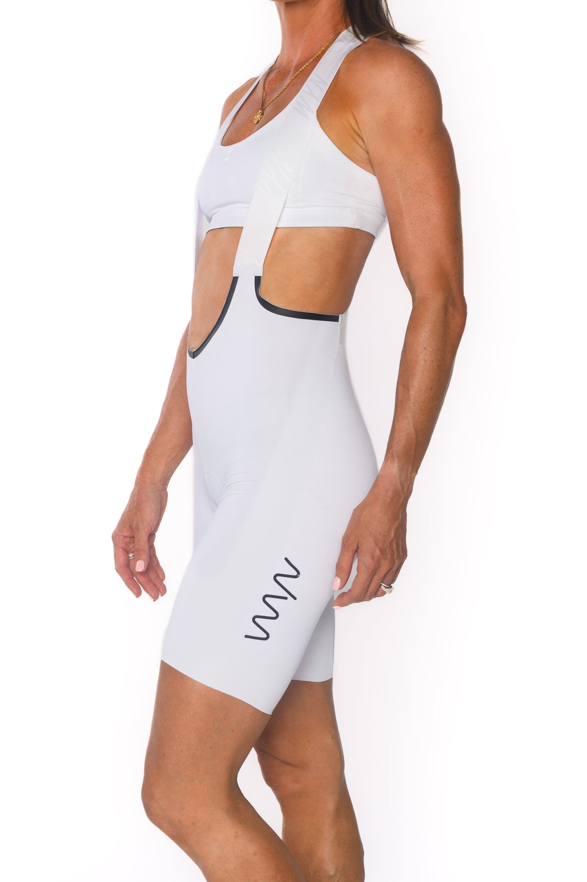 Women's Velocity 3.0 Cycling Bib Shorts - White
