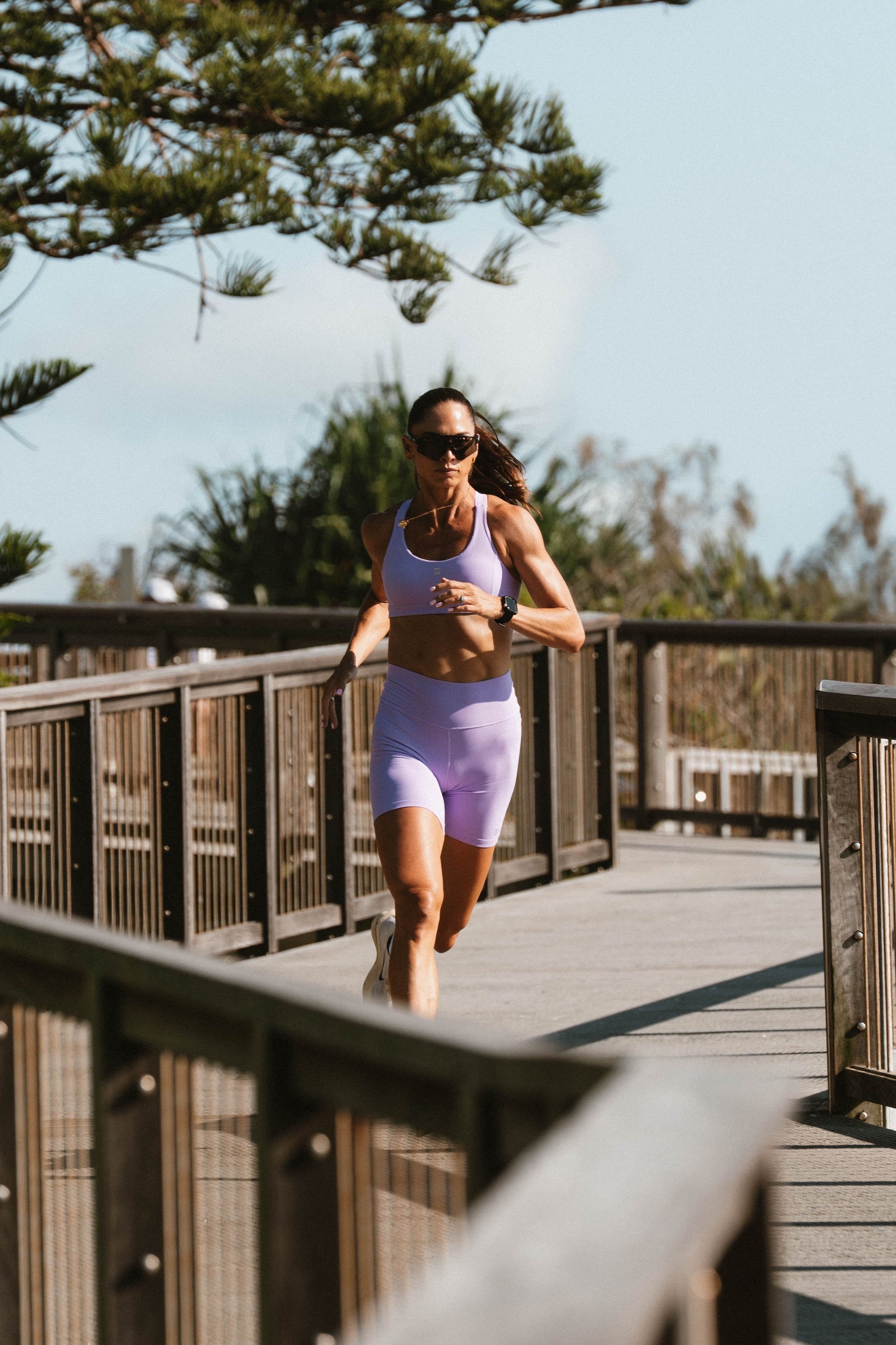 Women's Stride Shorts 6" - Lavender