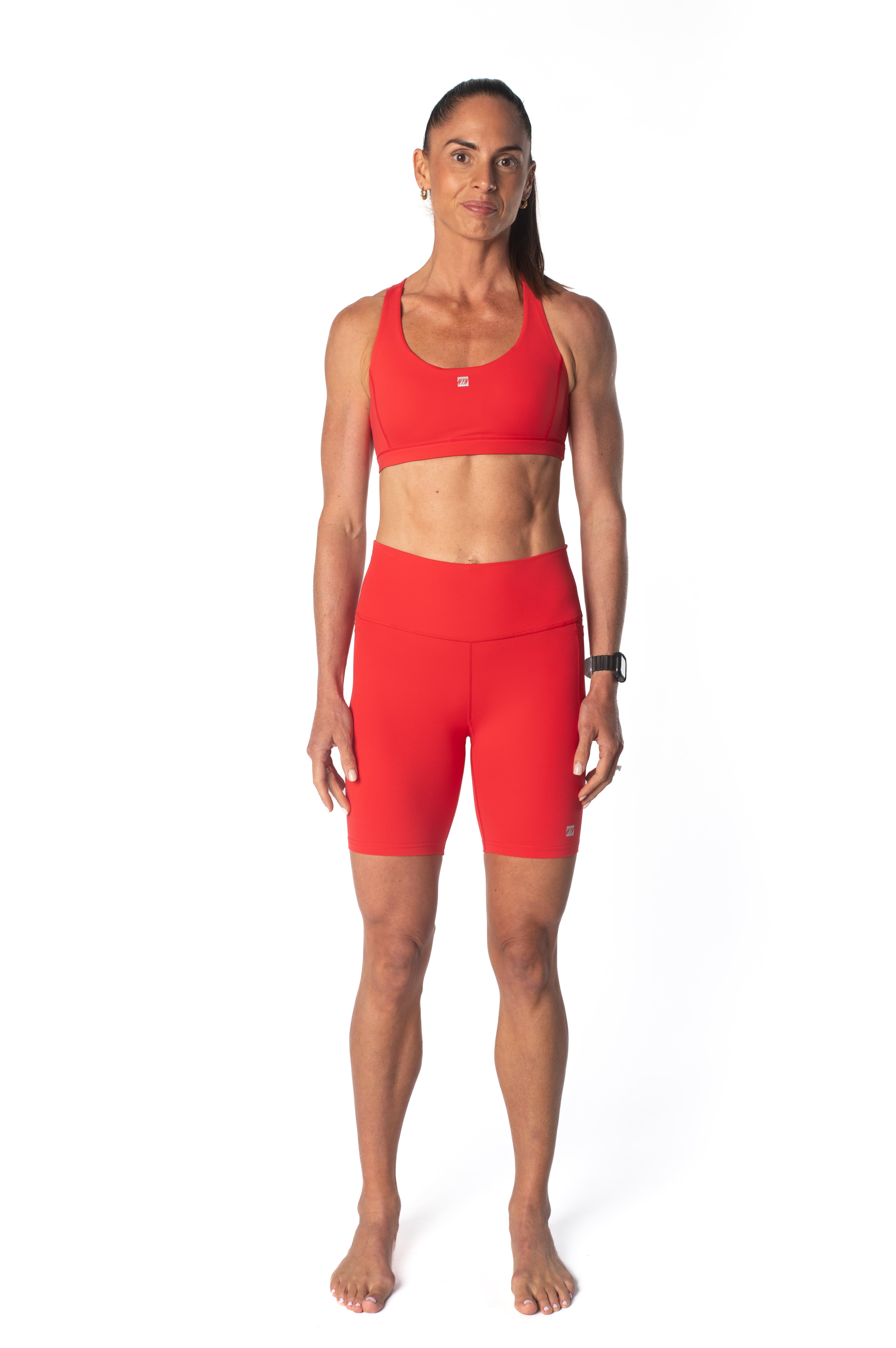 Women's Stride Shorts 6" - Race Red