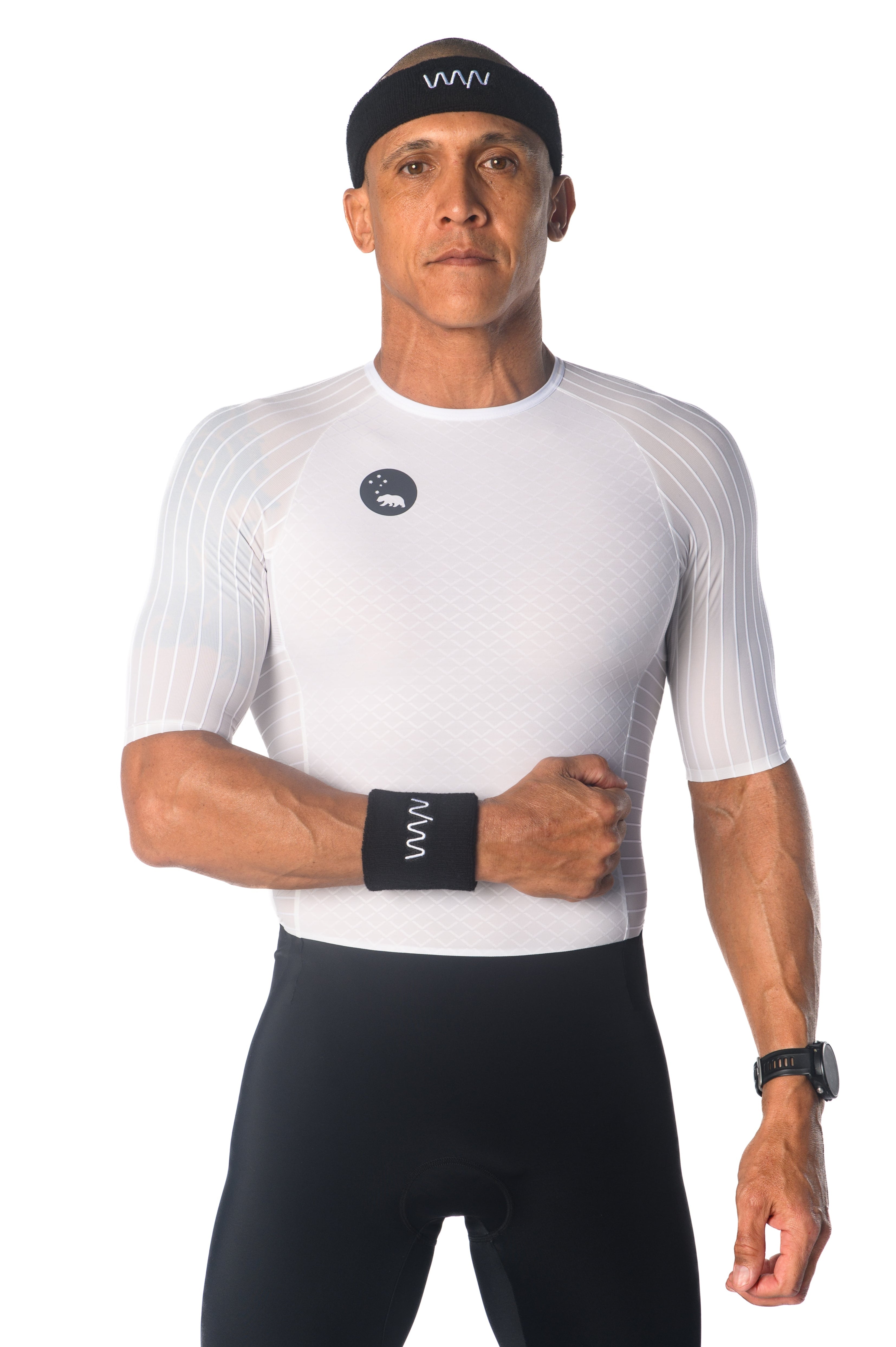 WYN Signature Sweatband Set - Black