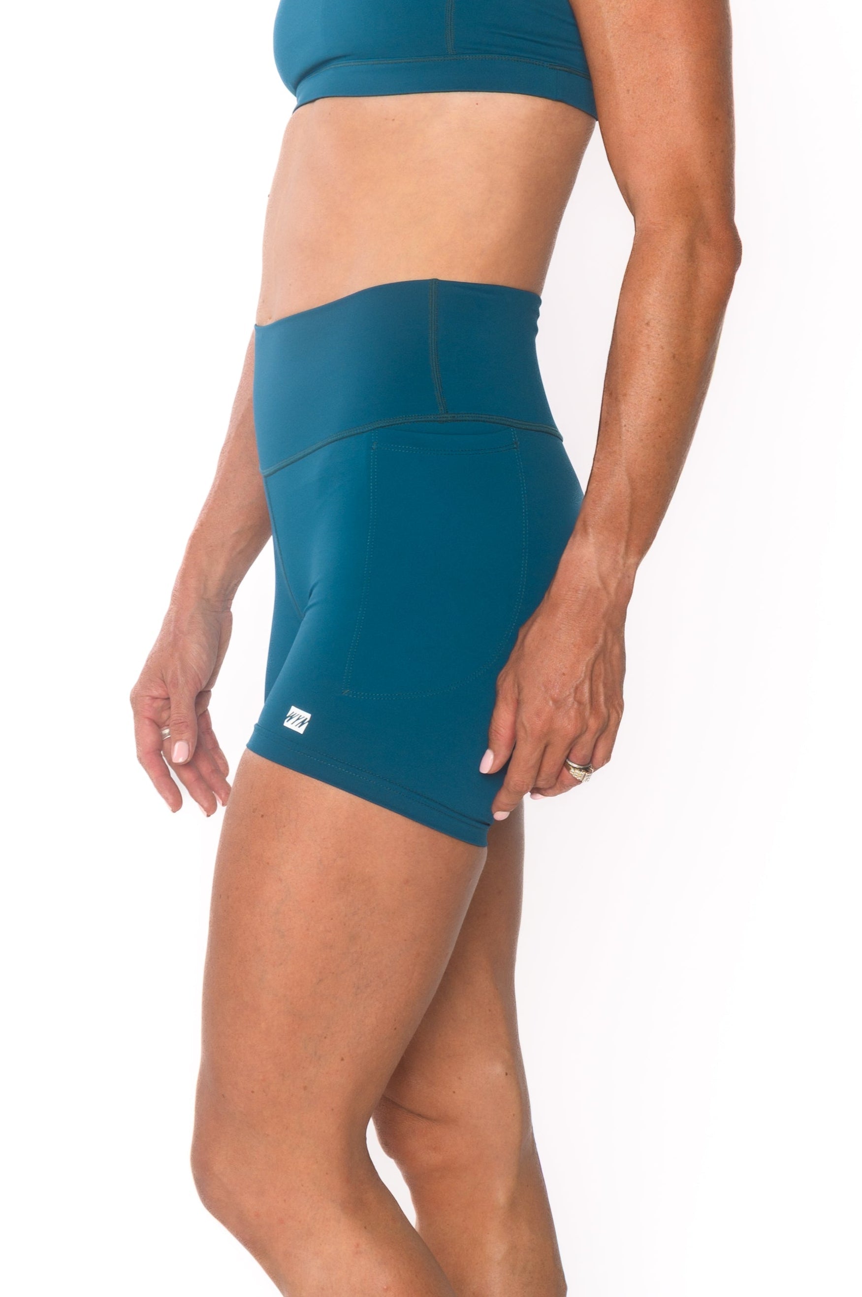 Women's Stride Shorts 4" - Jade