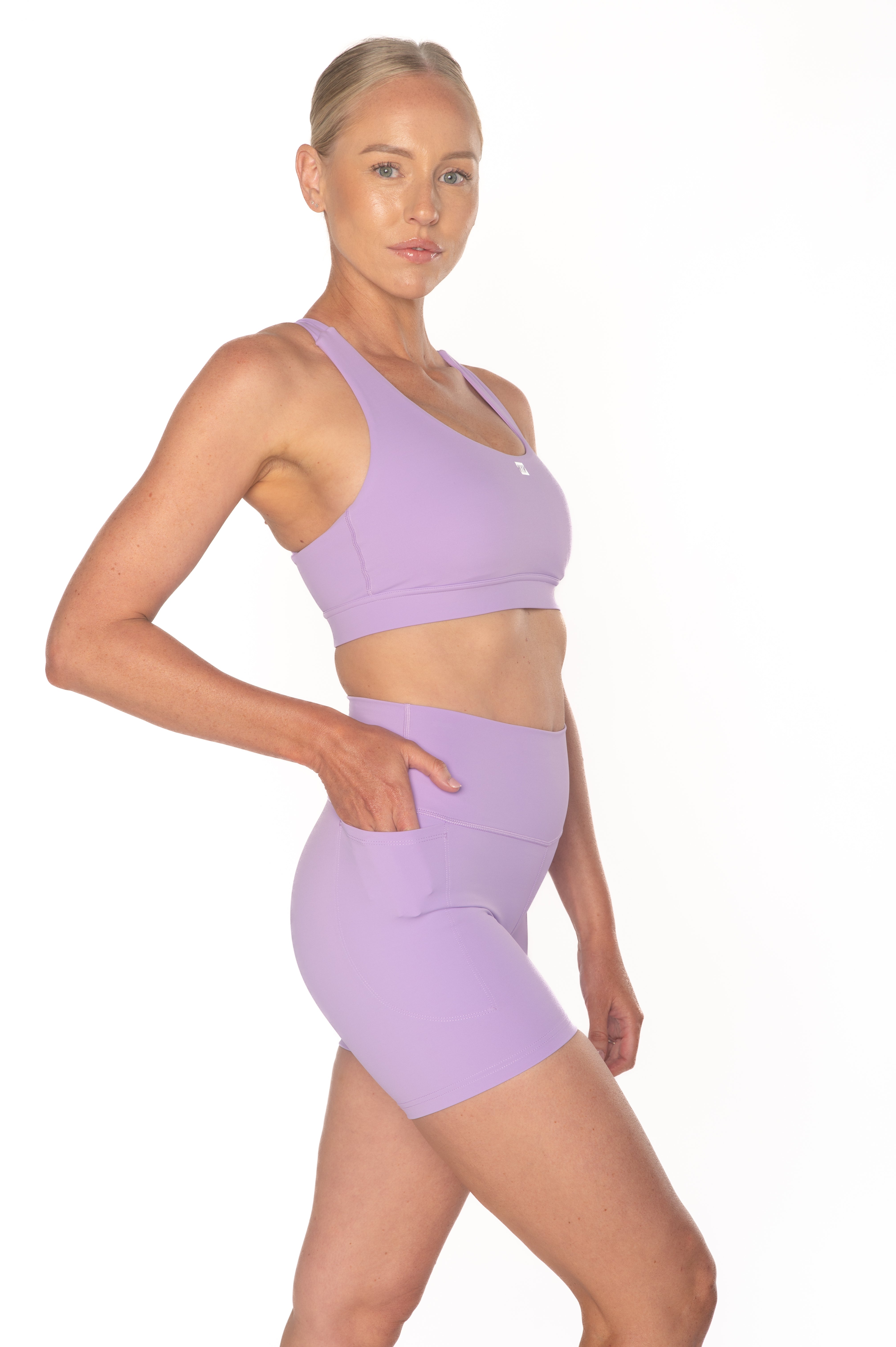 Women's Stride Shorts 4" - Lavender