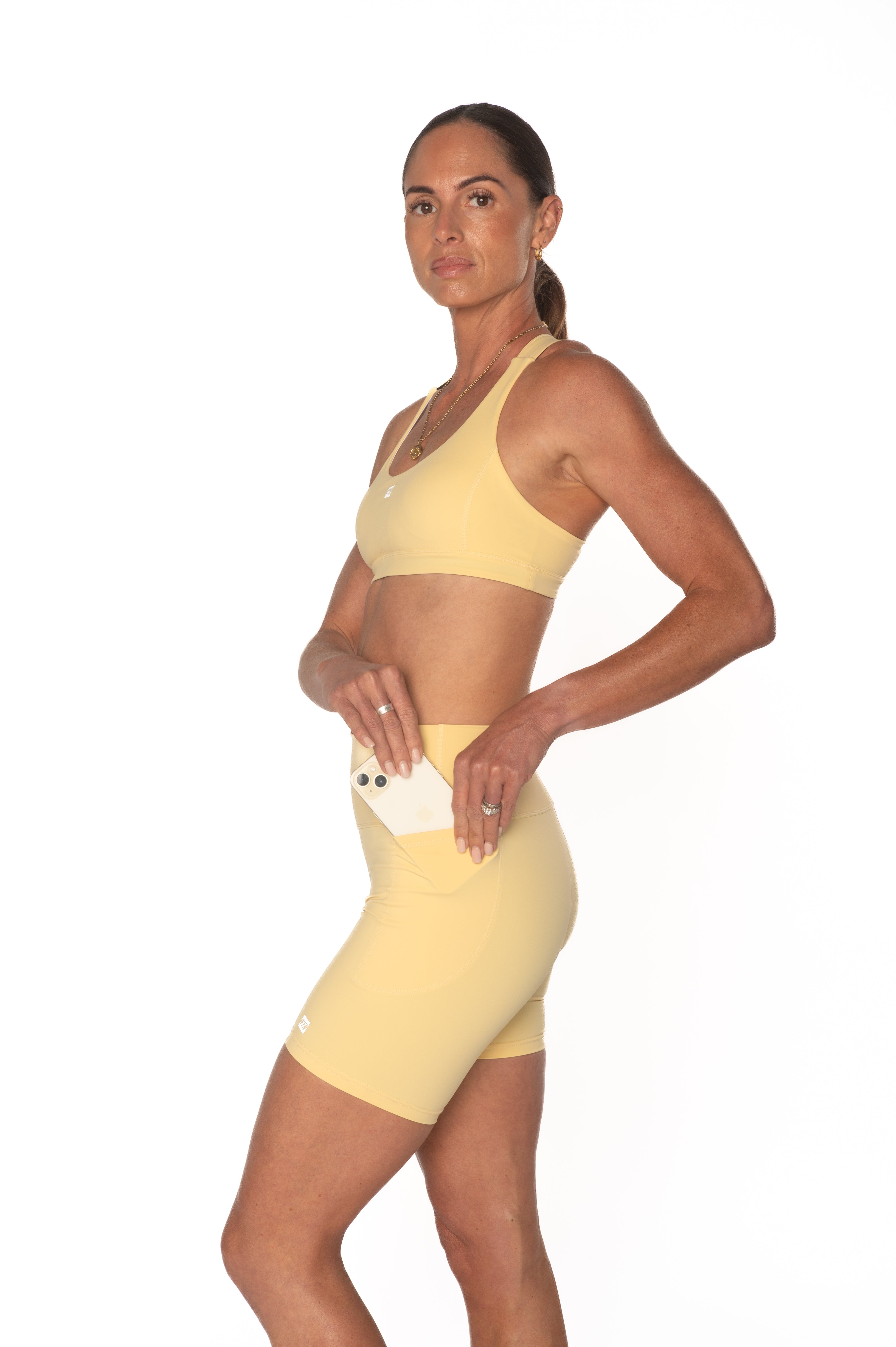 Women's Stride Shorts 6" - Butter
