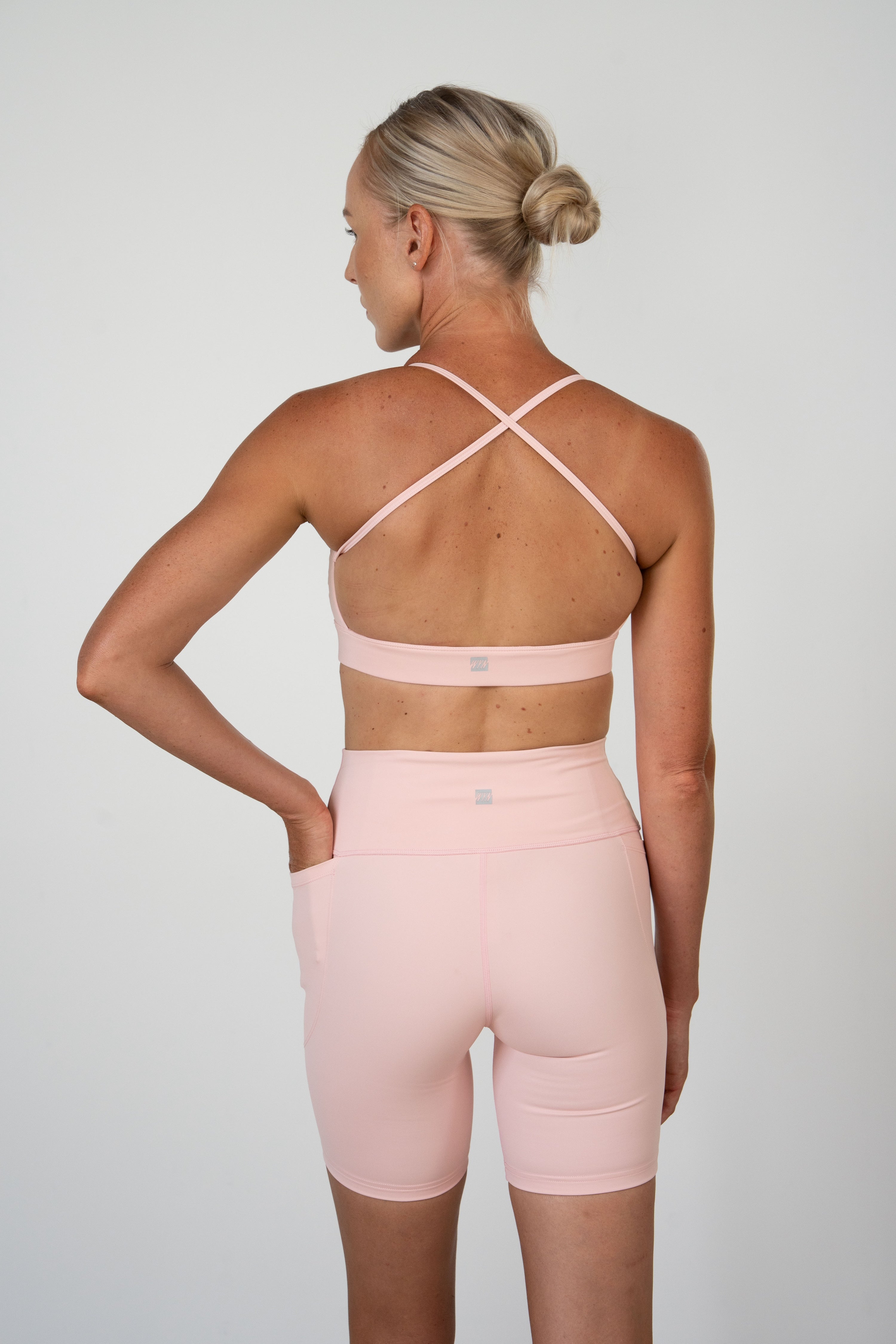 Women's Hybrid Bra - Petal Pink