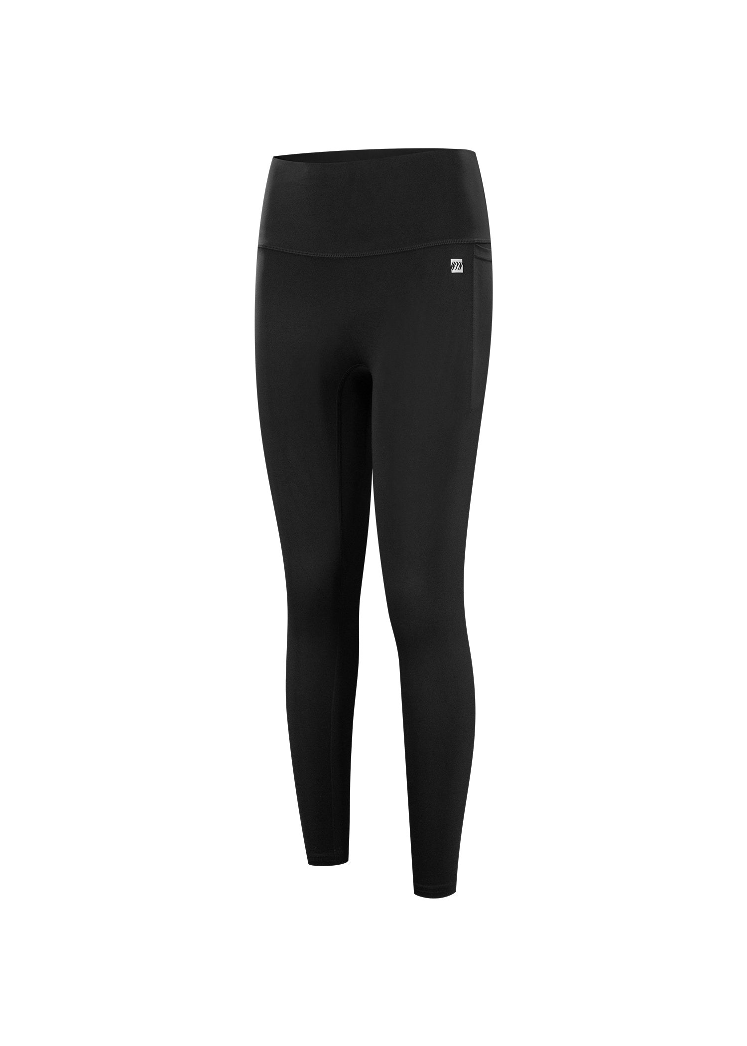 Women's Hybrid Full Length Tights - Black