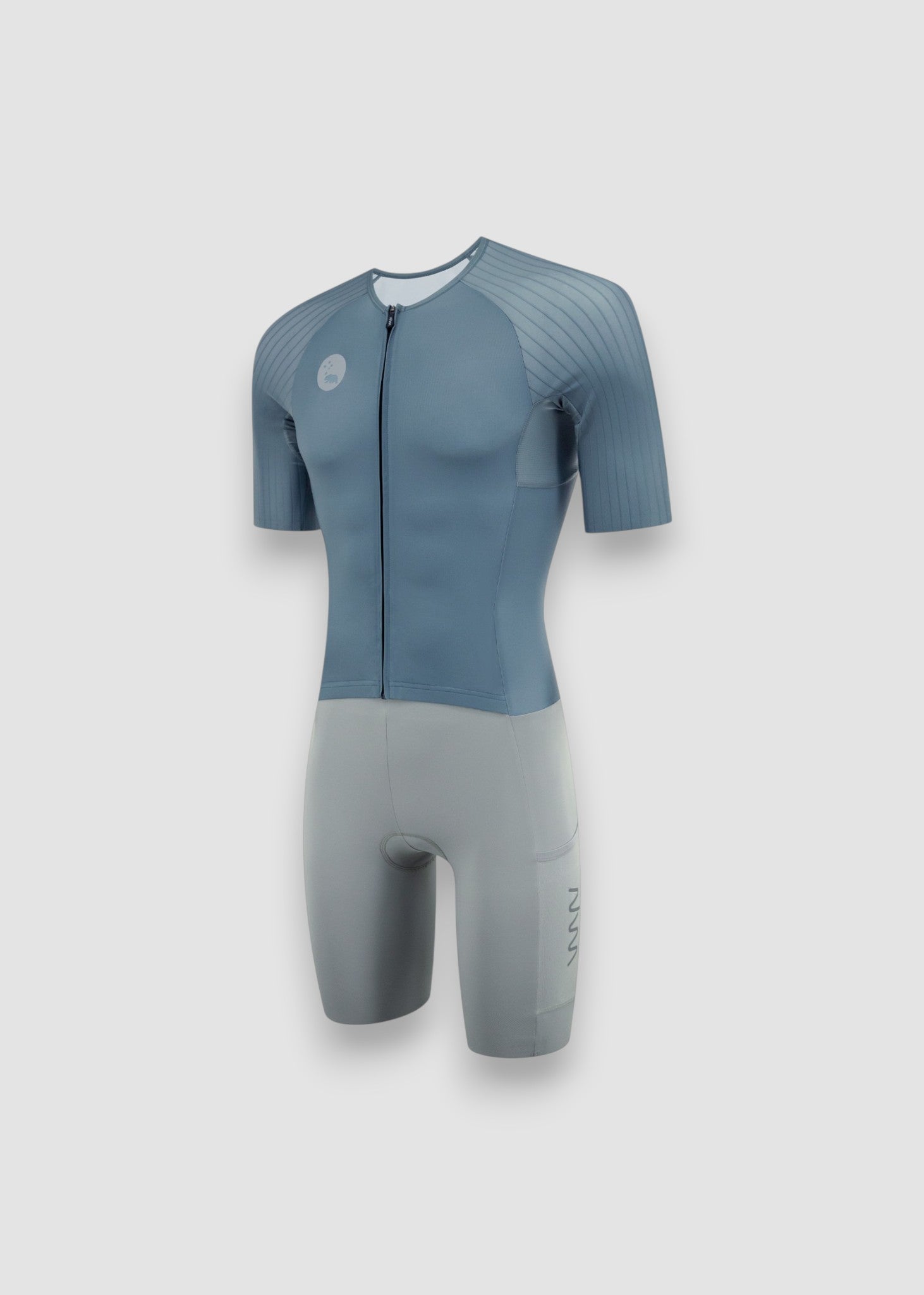 Men's Hi Velocity X Tri Suit - Steel Blue/Platinum