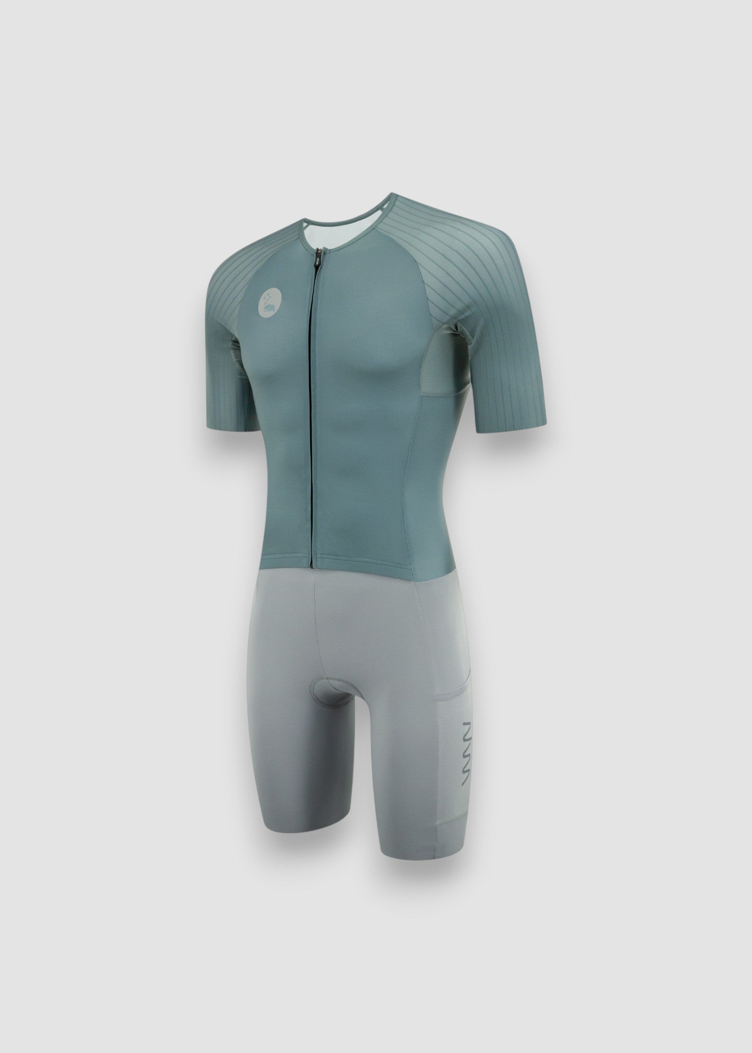 Men's Hi Velocity X Tri Suit - Blue Sage/Platinum