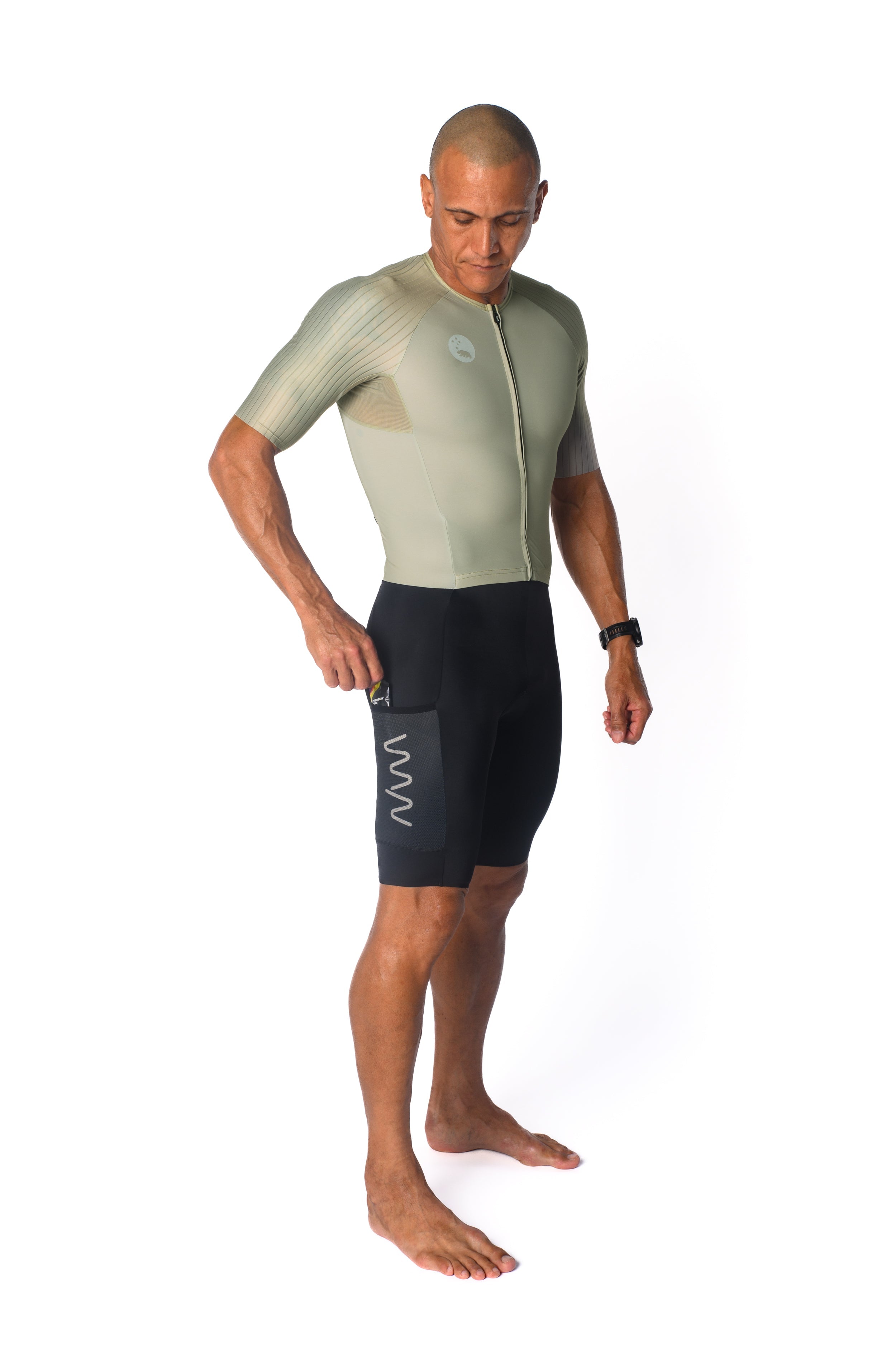 Men's Hi Velocity X Tri Suit - Khaki