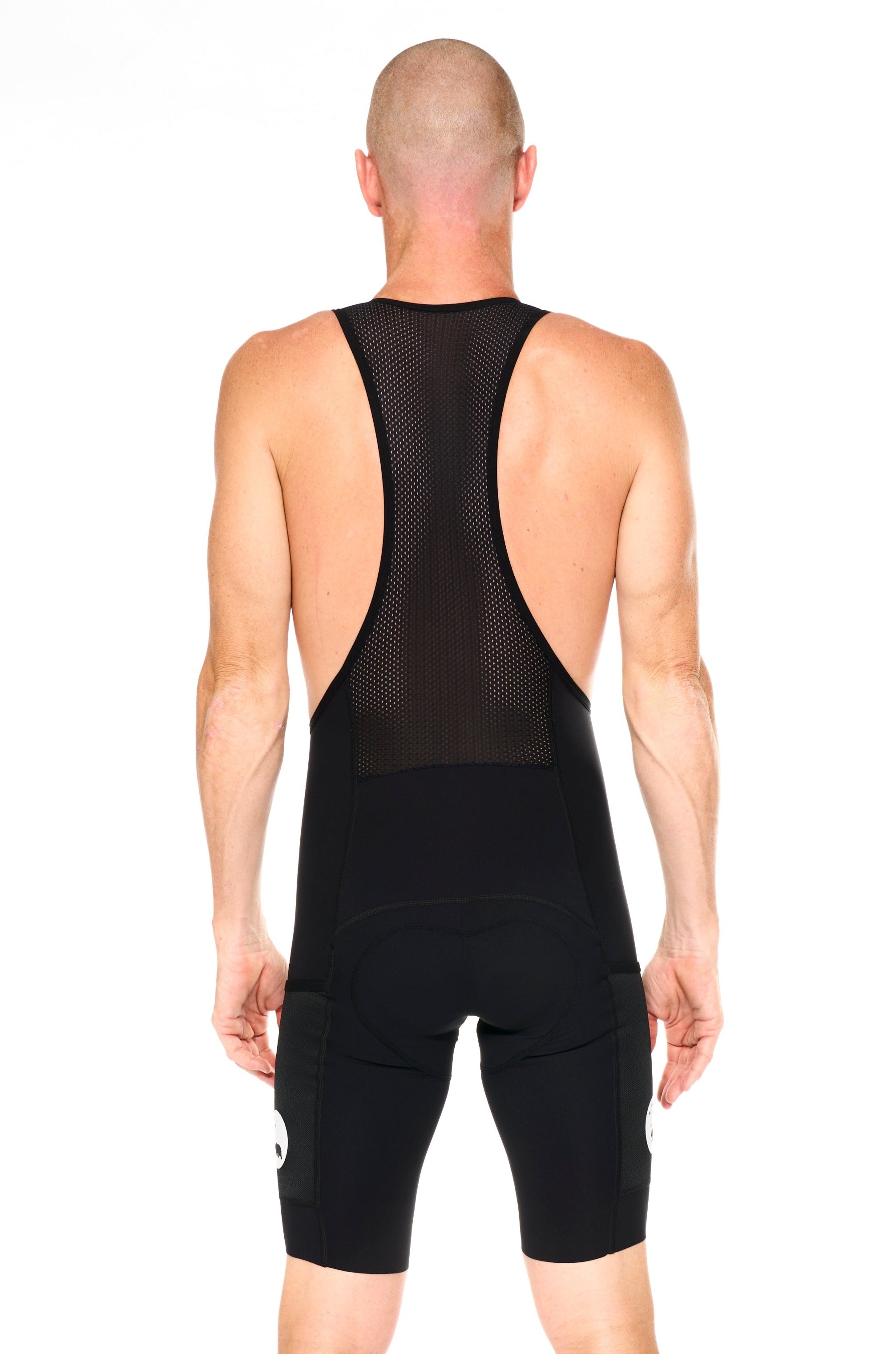 Men's Pannier Cycling Bib Shorts - Black