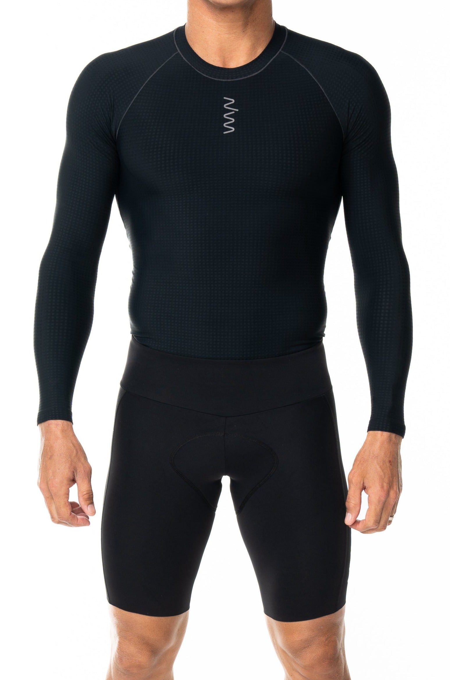 Men's Sleeved Base Layer - Black