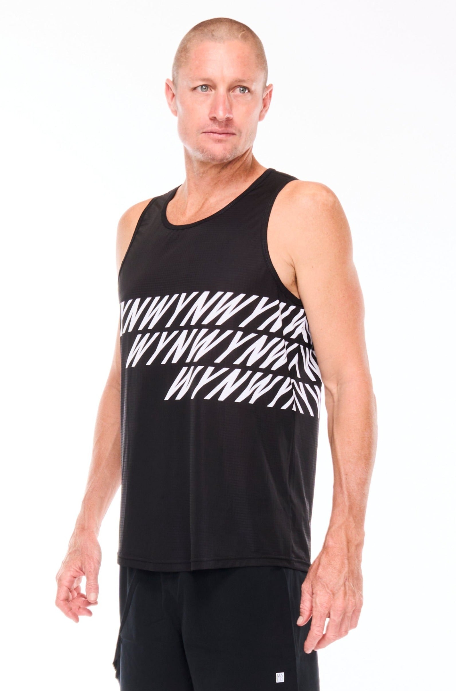 WYN Active Men's Fly Tank - Black