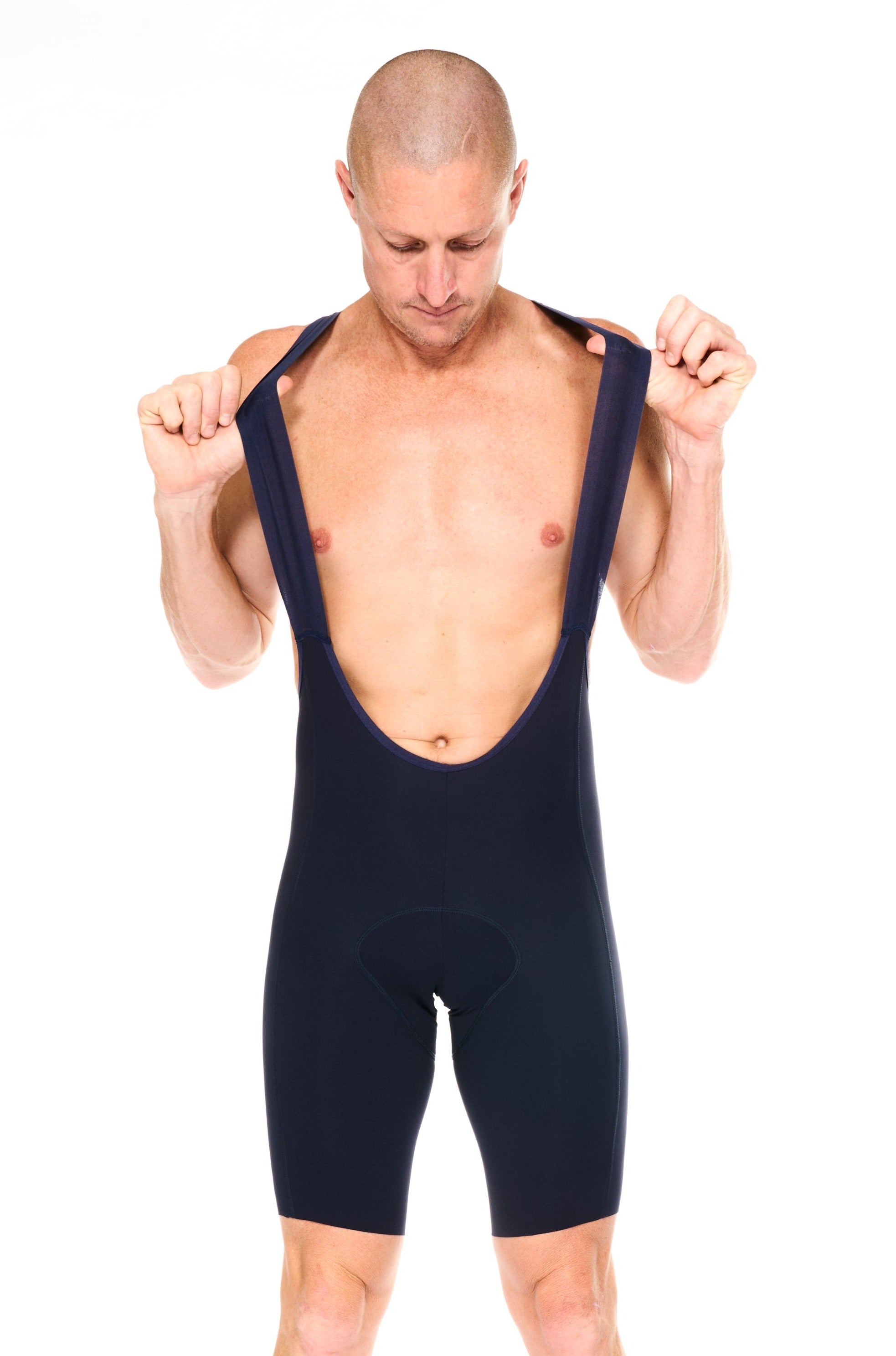 Men's Velocity 2.0 Cycling Bib Shorts - Matte Deep Navy