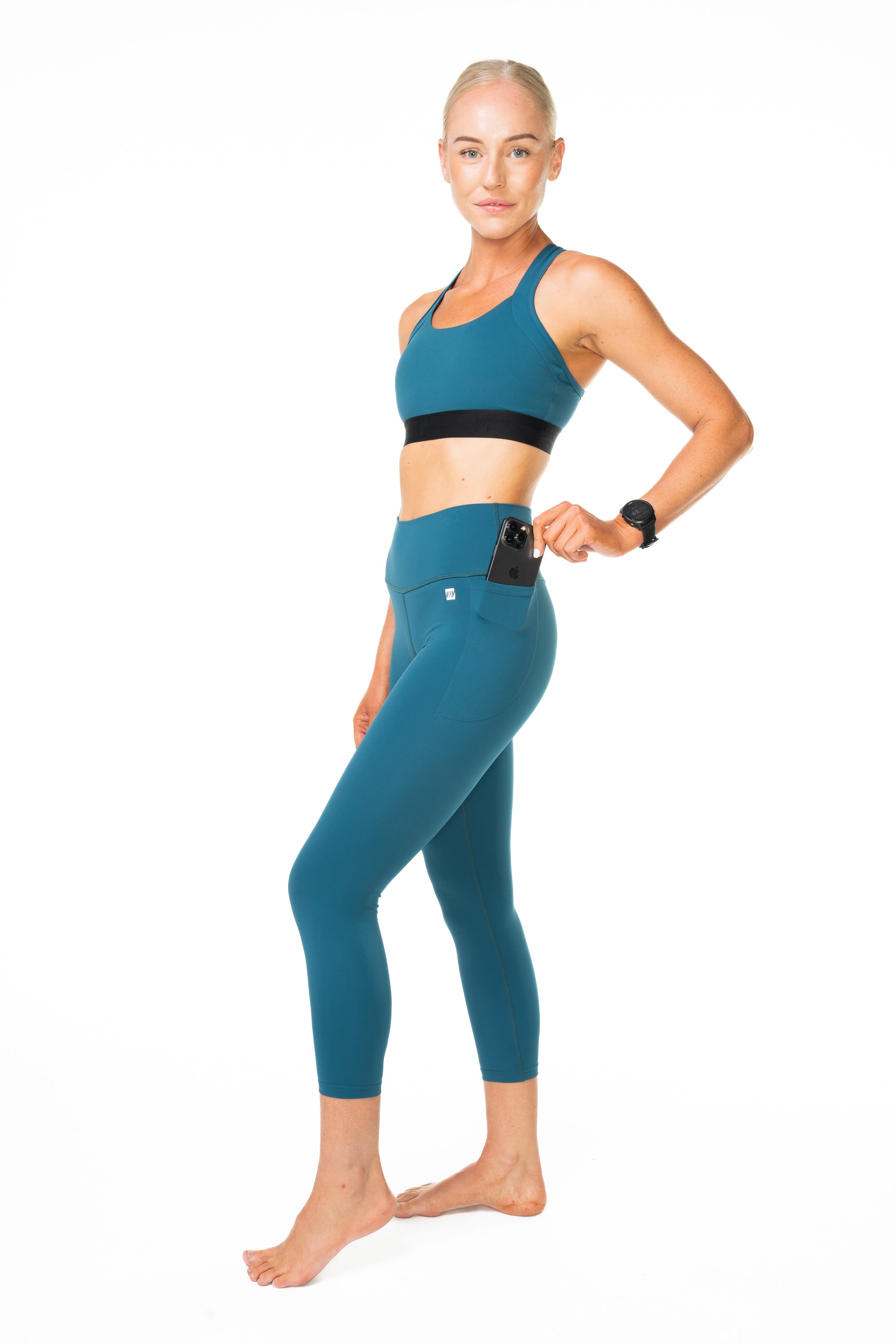 Women's Flow And Go 7/8 Tights - Jade