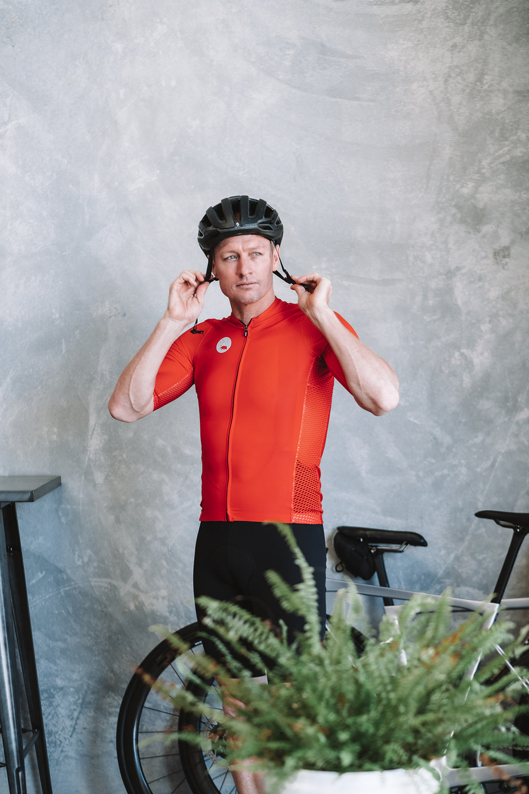 Men's LUCEO Hex Racer Cycling Jersey - Flame