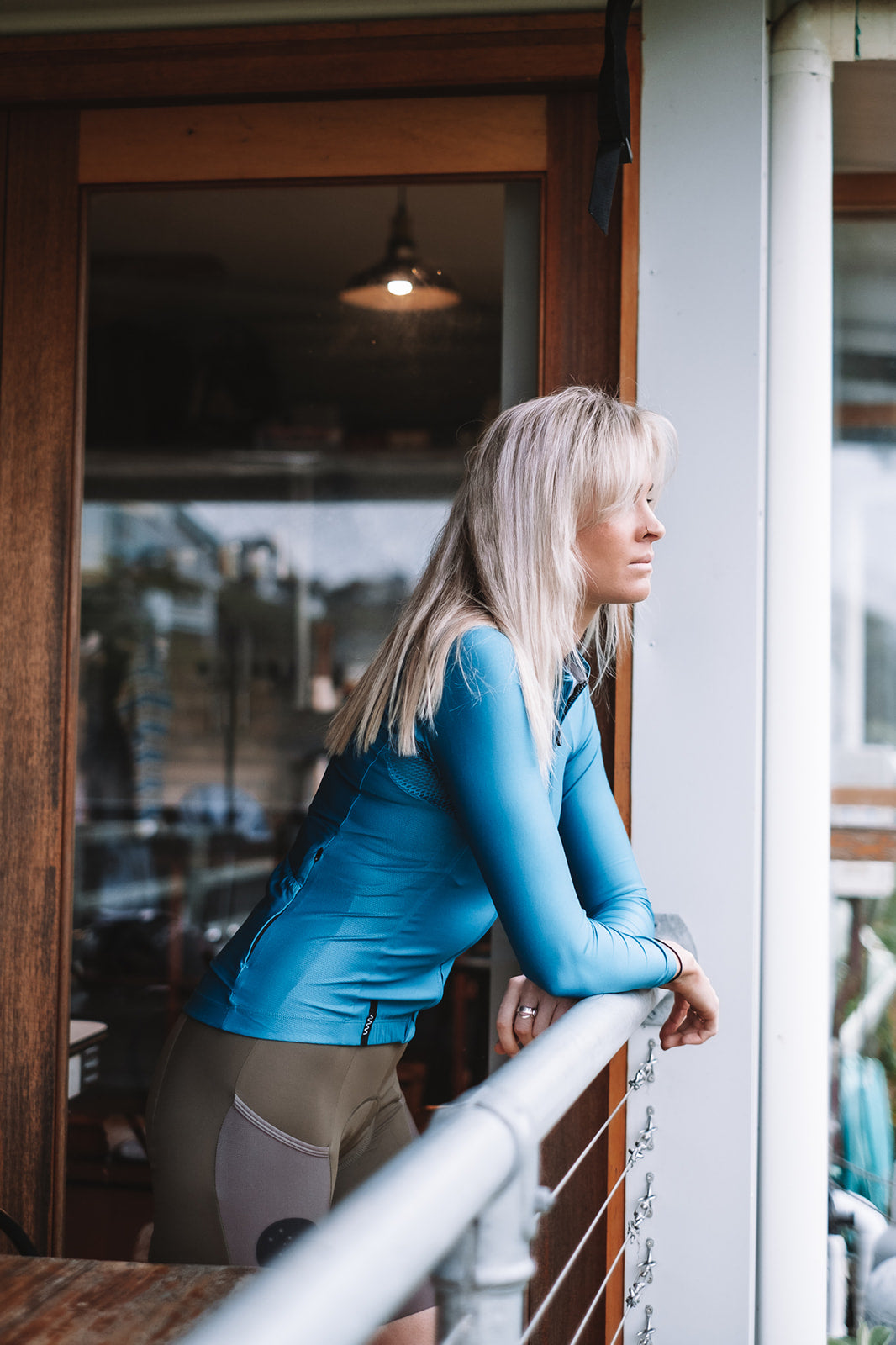 Women's Lightweight Long Sleeve Cycling Jersey - Jade