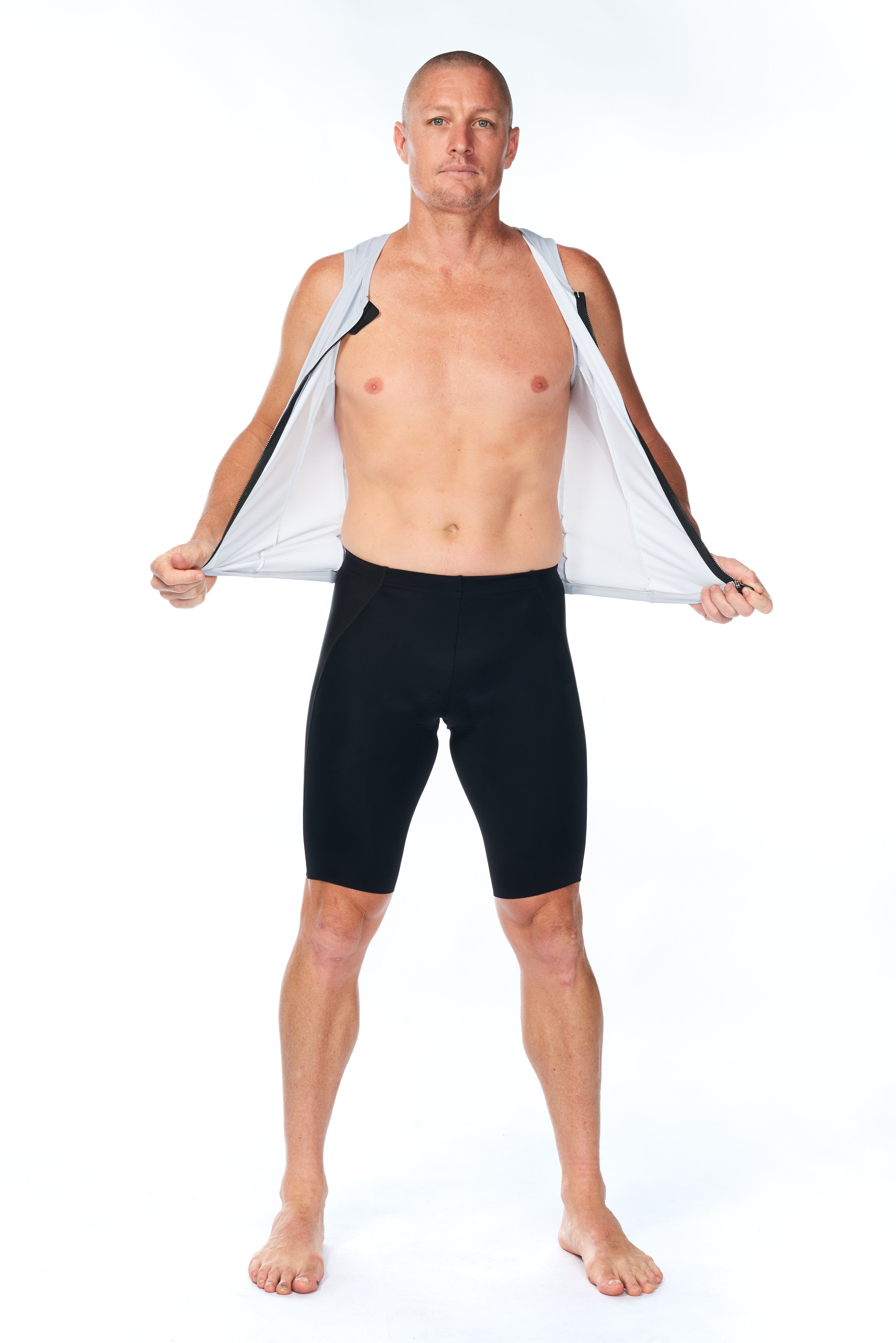 Men's Tri Classics Sleeveless Top - Silver
