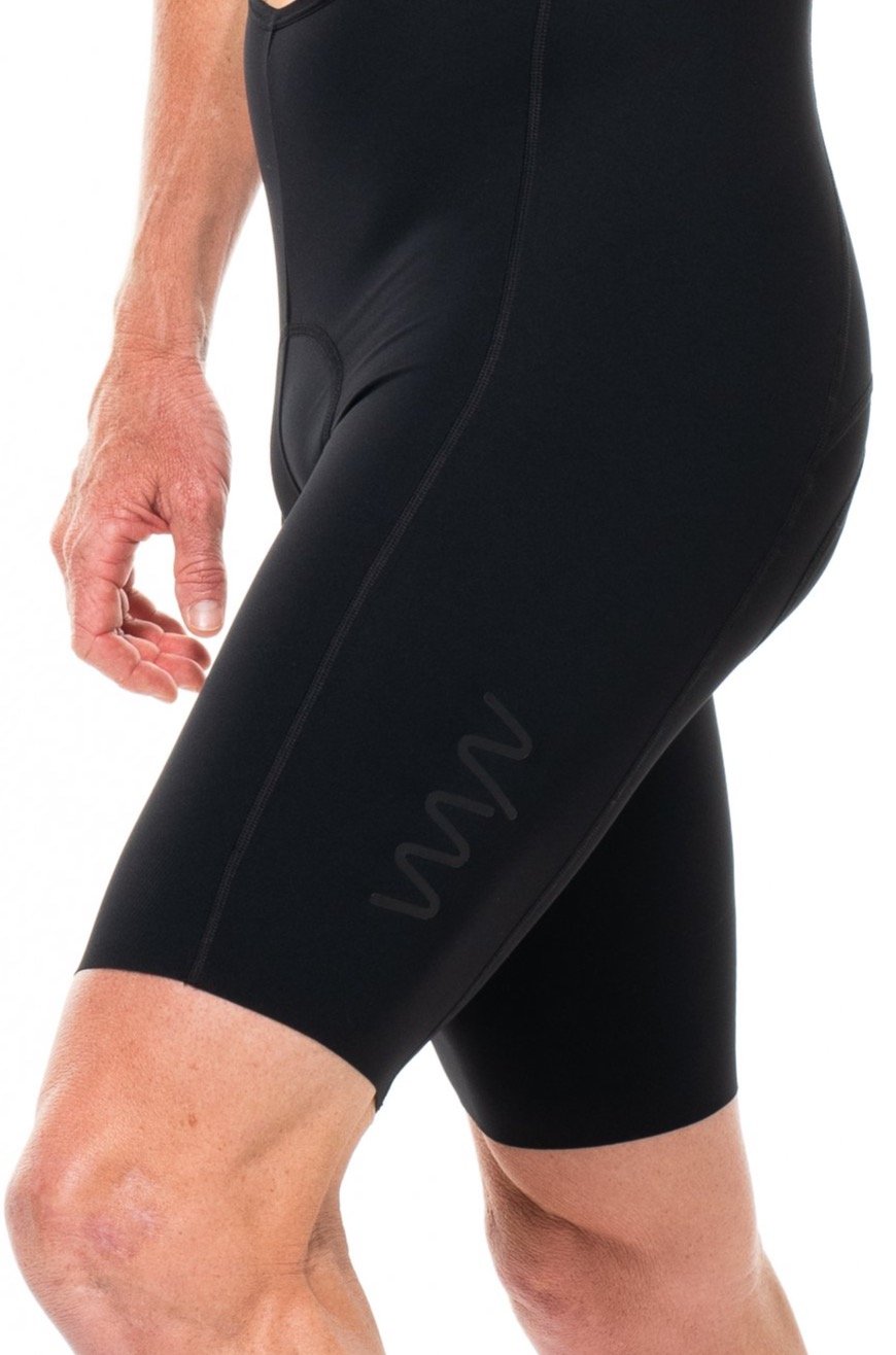 Men's Velocity 2.0 Cycling Bib Shorts - Matte Black