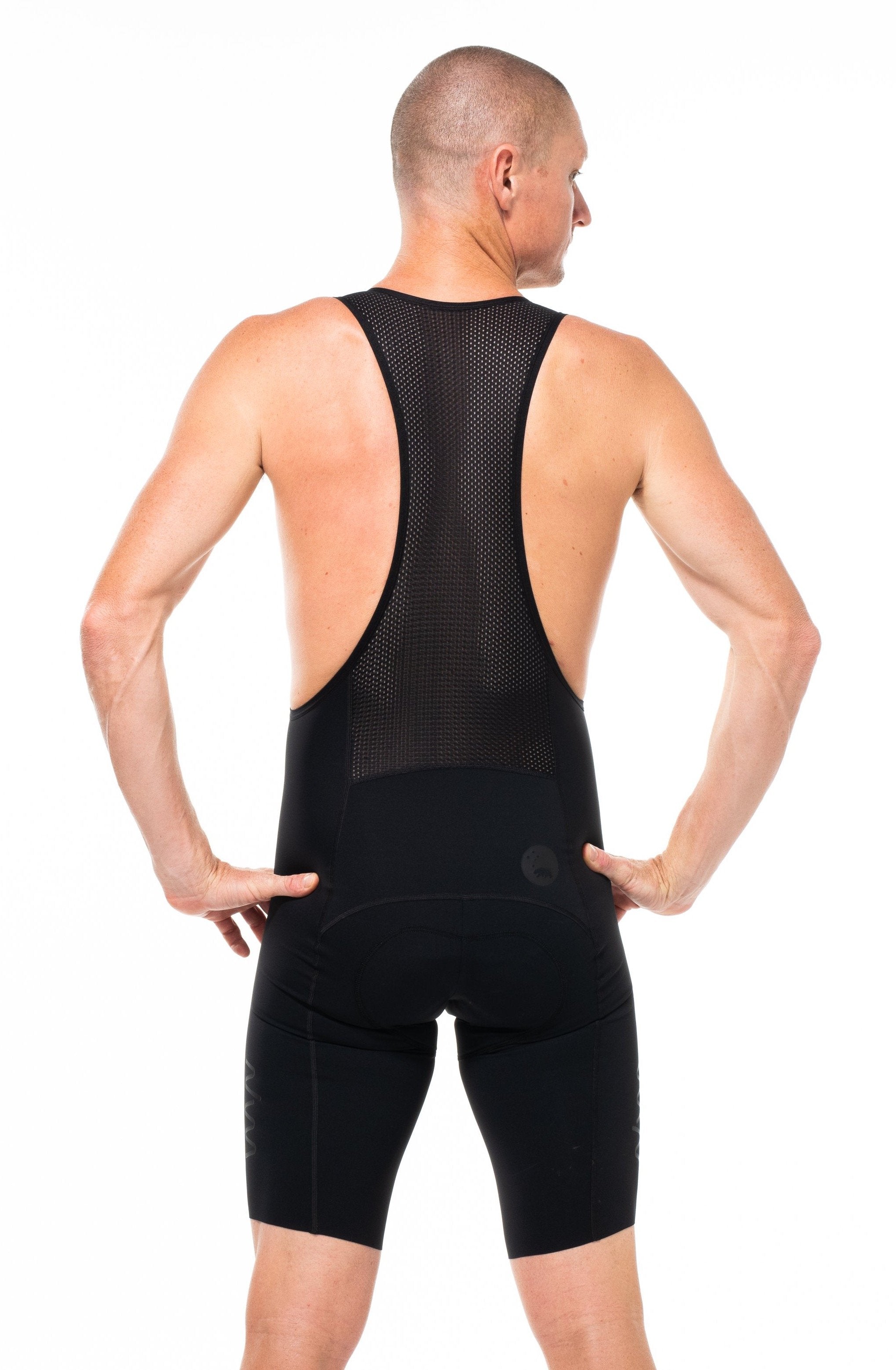 Men's Velocity 2.0 Cycling Bib Shorts - Matte Black